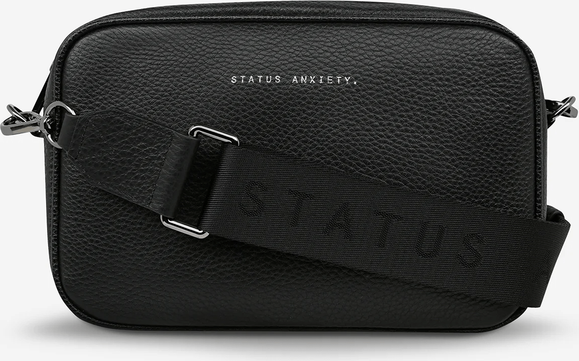 STATUS ANXIETY Plunder with webbed strap - black