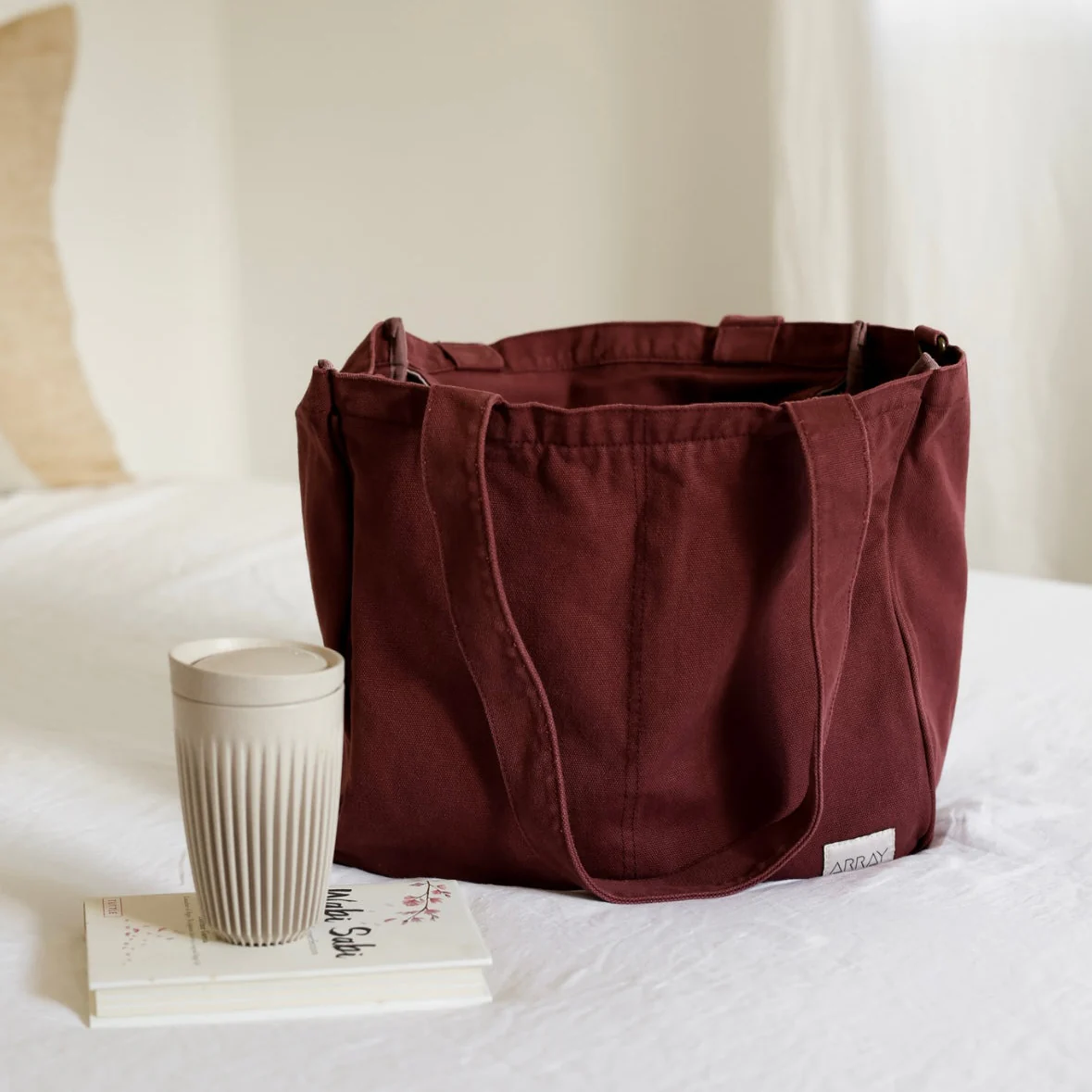 ARRAY Everyday Pocket Tote - Rosewood