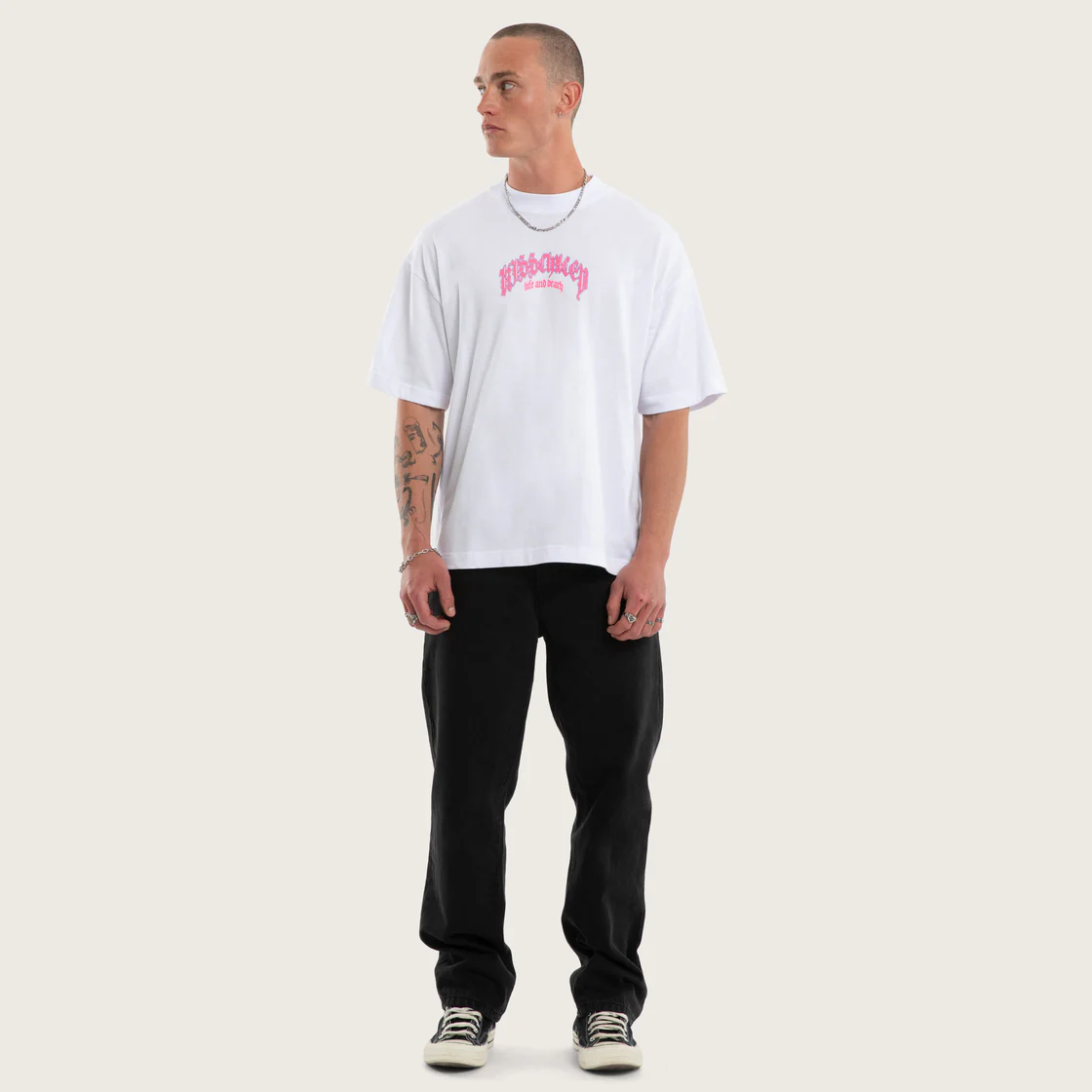 KSCY Shield Street Tee - White
