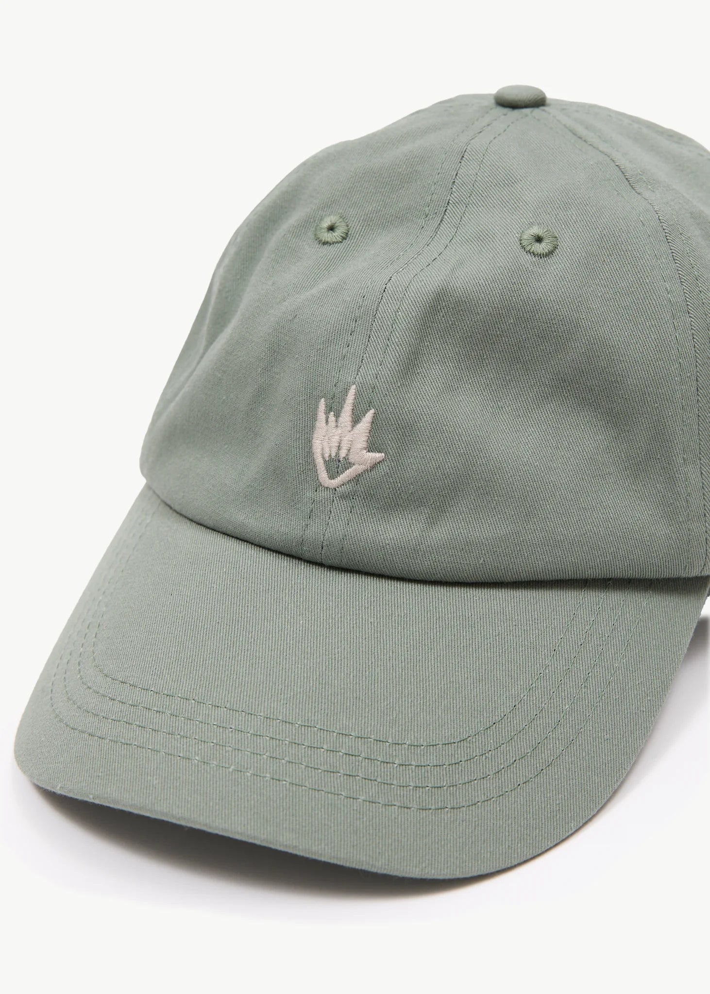 AFENDS Core six panel cap - Oil green
