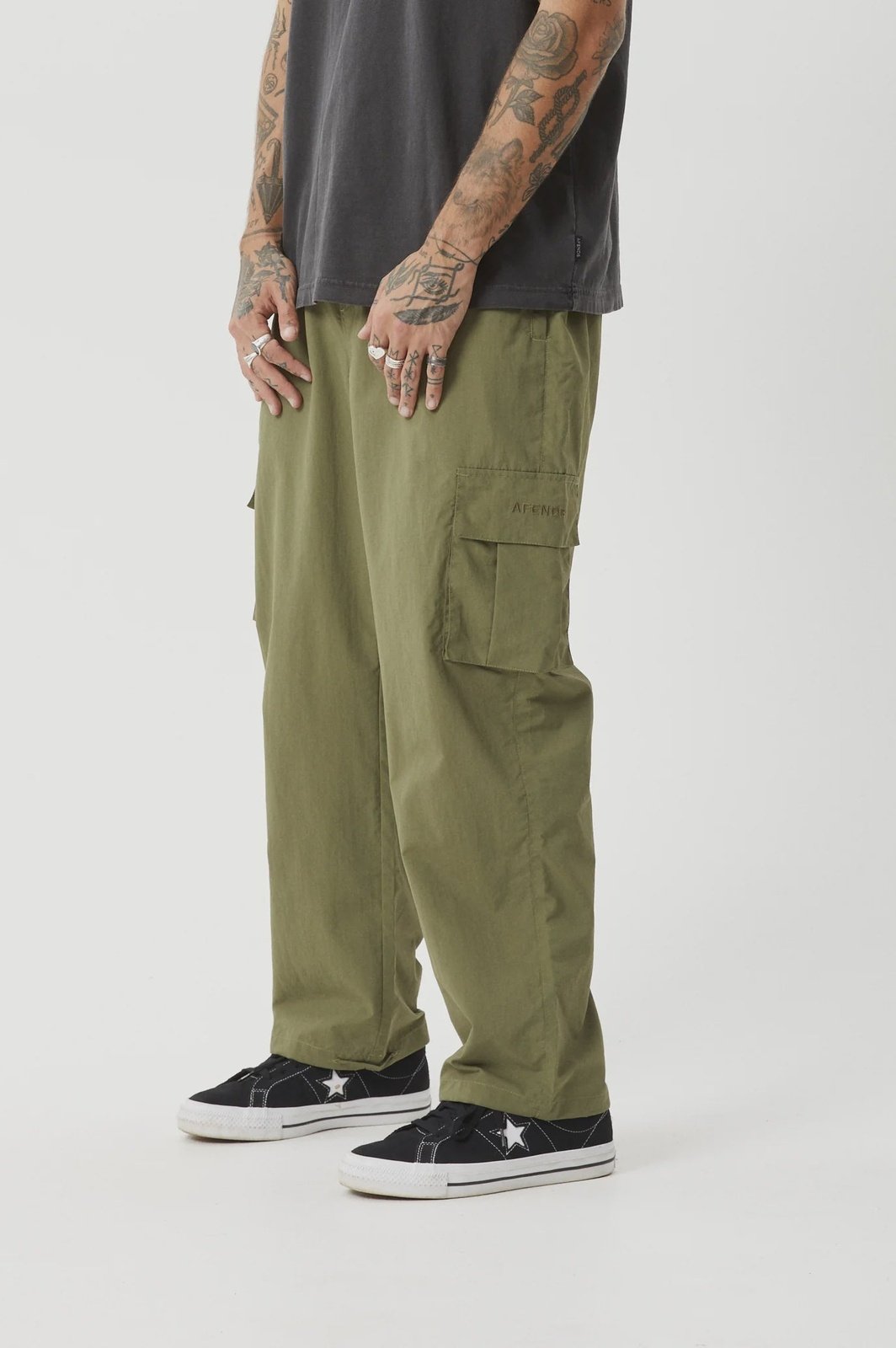 AFENDS Badlands cargo pant - Military