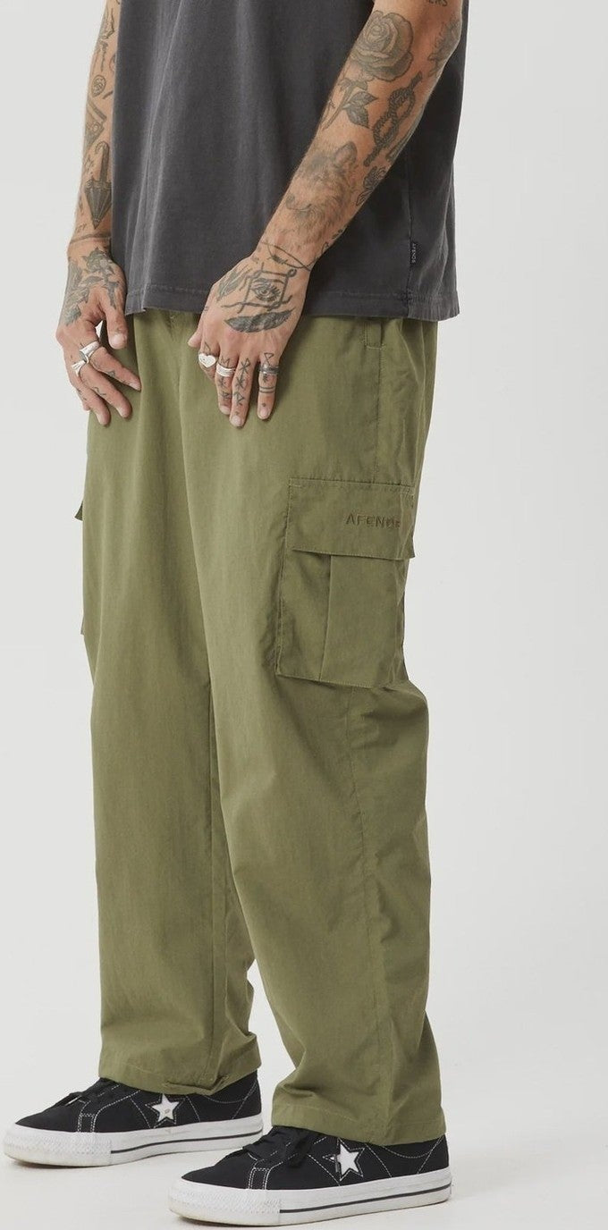 AFENDS Badlands cargo pant - Military