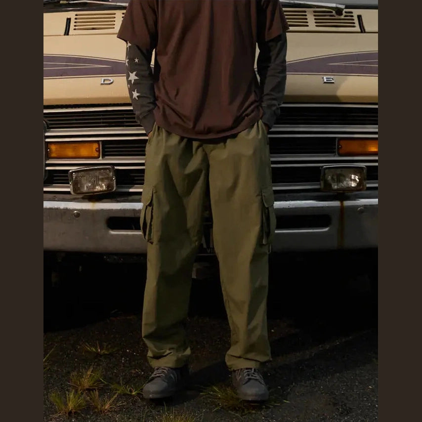 AFENDS Badlands cargo pant - Military