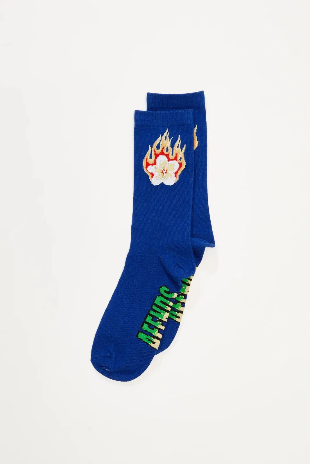 AFENDS holiday recycled socks one pack - navy