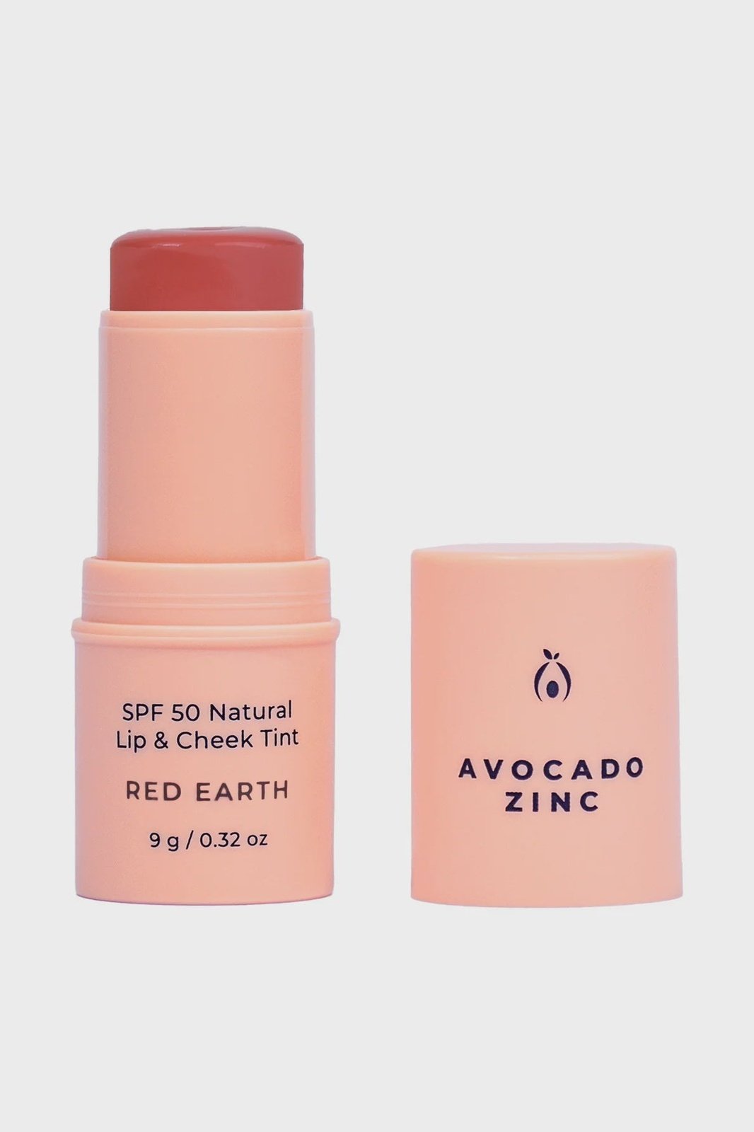 AVOCADO ZINC SPF50 Natural lip & cheek tint - Red earth