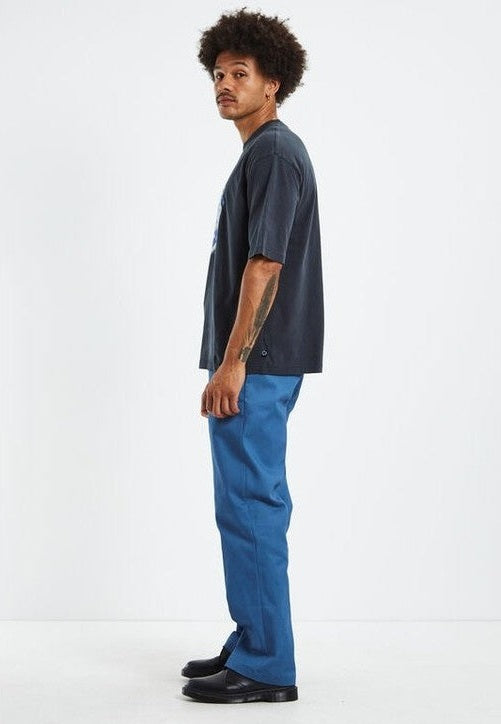 Afends Spiral - Recycled Oversized Graphic T-Shirt - Washed Black