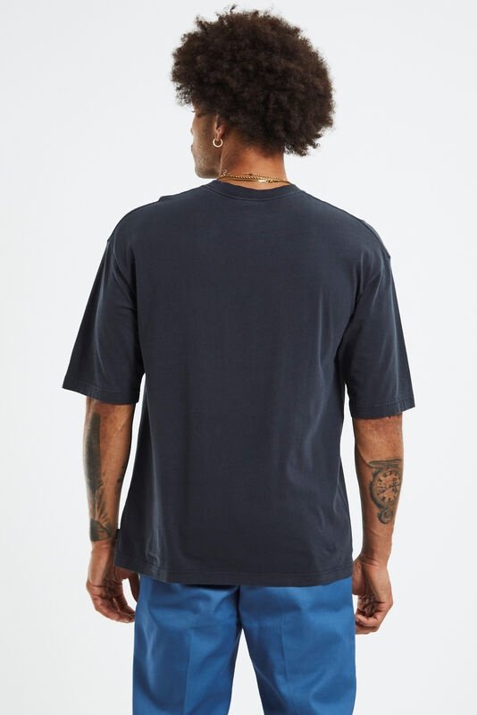 Afends Spiral - Recycled Oversized Graphic T-Shirt - Washed Black