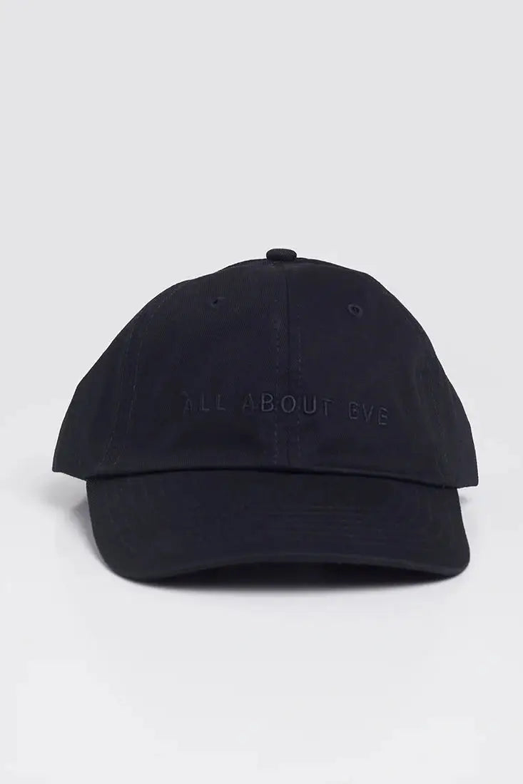 All About Eve Aae Washed Cap Black