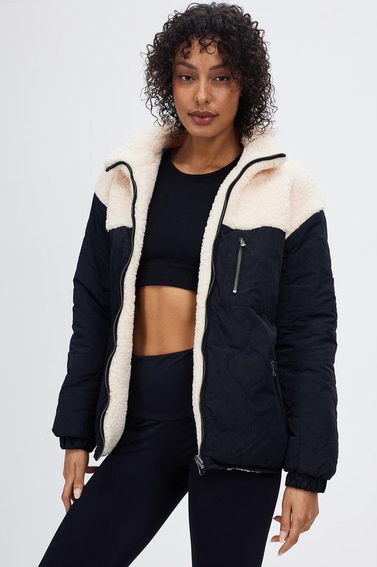 All about eve active anderson reversible jacket- black