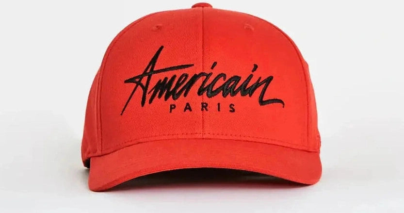 Americain sky high cap - red