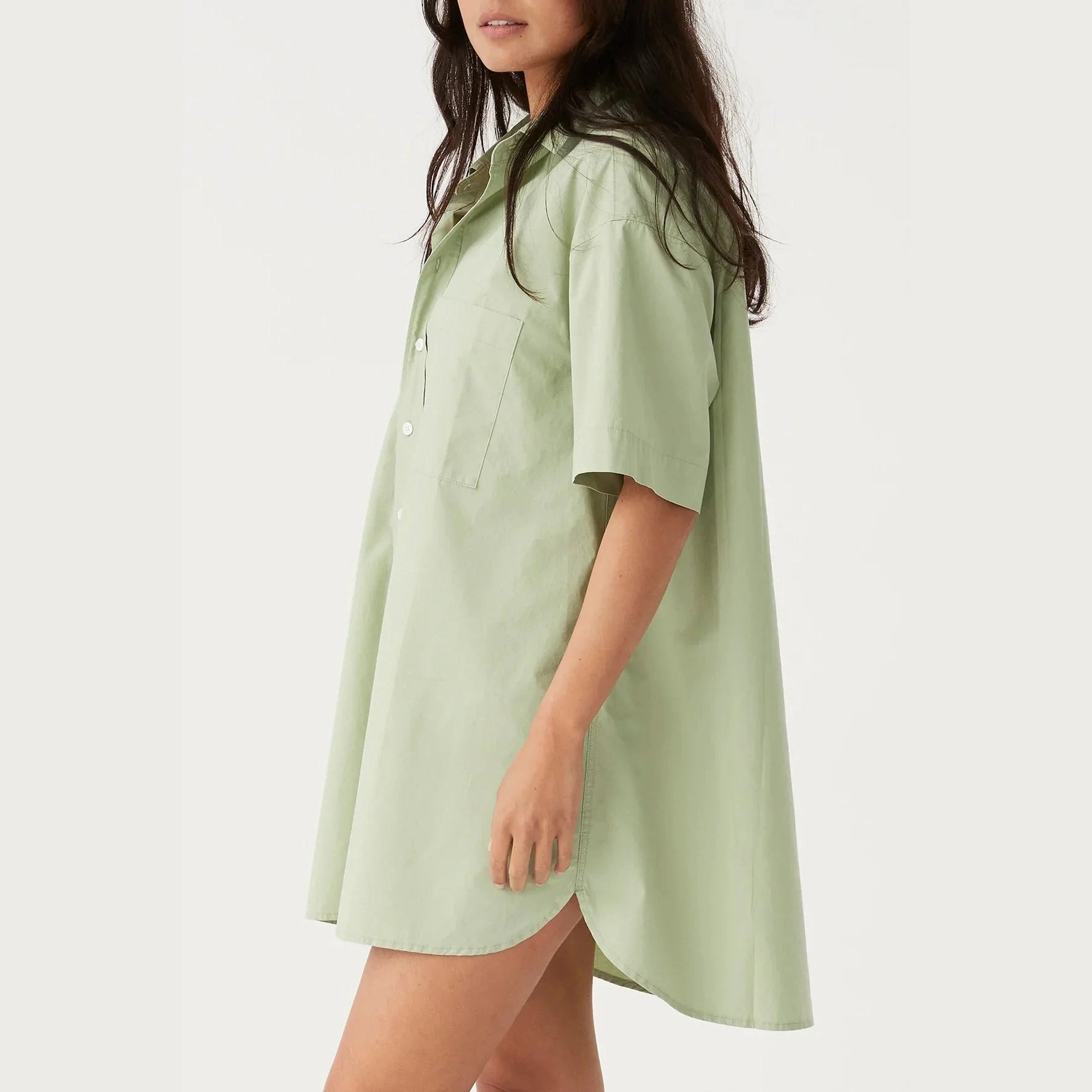 Arcaa dylan/drew shirt dress - sage