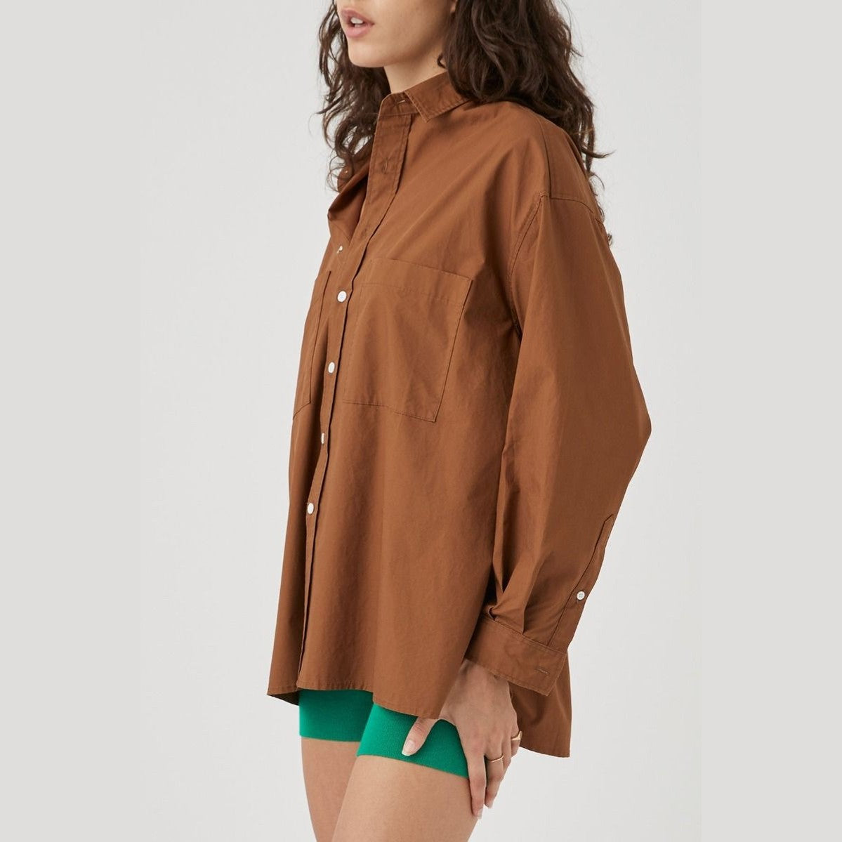 Arcaa dylan long sleeve shirt - pecan