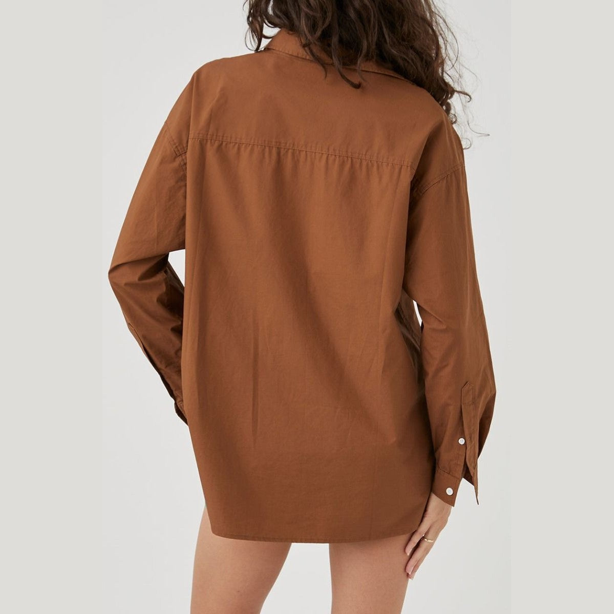 Arcaa dylan long sleeve shirt - pecan
