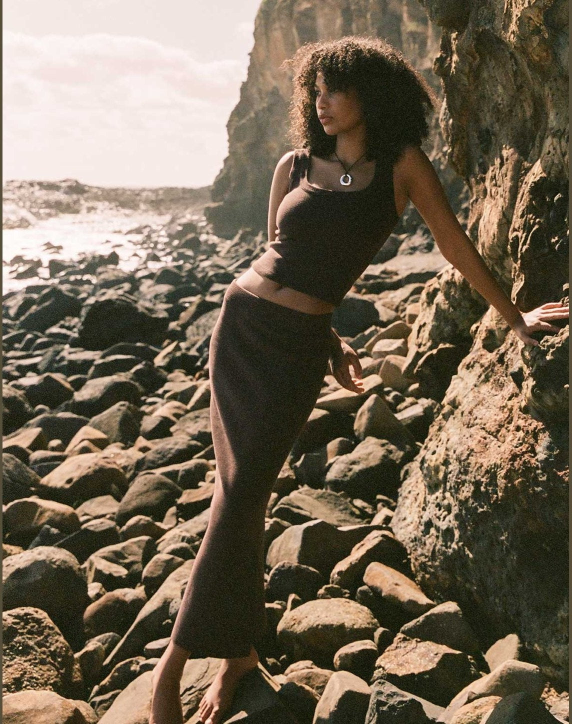 Arcaa harper skirt- chocolate