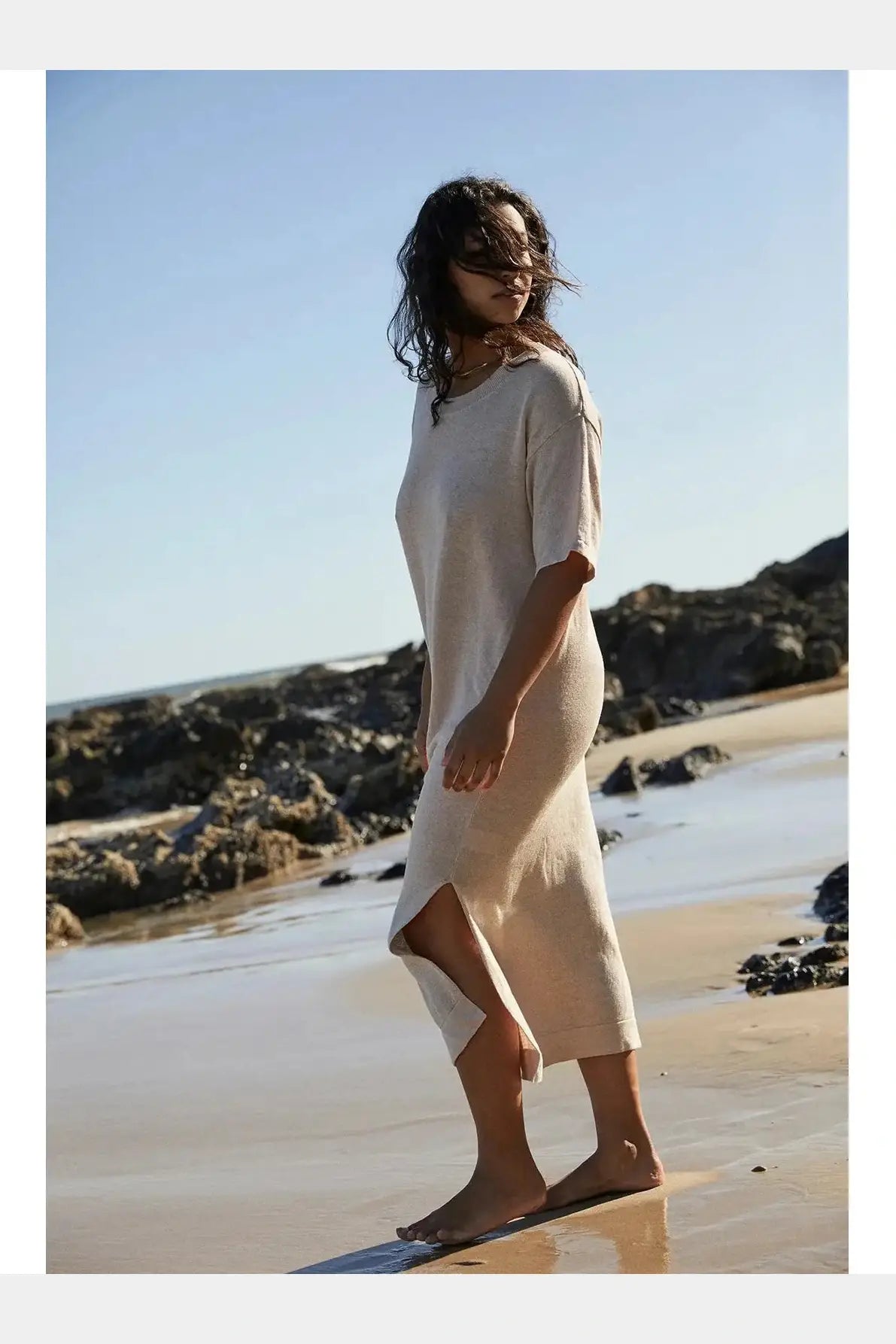 Arcaa hugo dress - sand