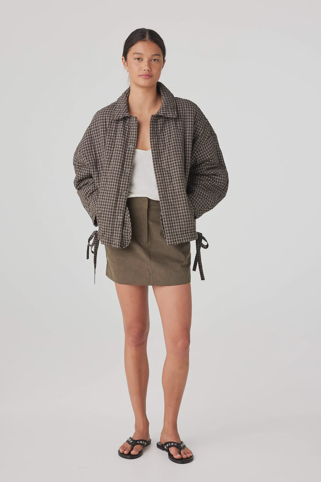 ARCAA Matteo jacket - Expresso check