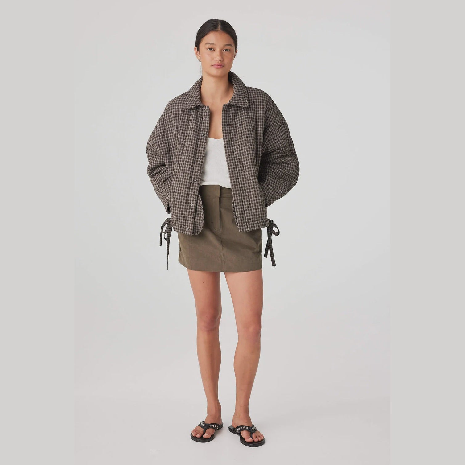 ARCAA Matteo jacket - Expresso check
