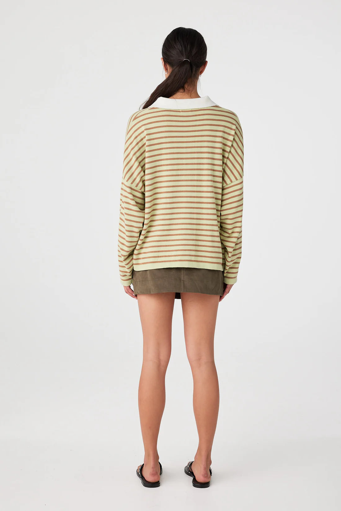 ARCAA Rayne Knit Jersey - Celery & Pecan