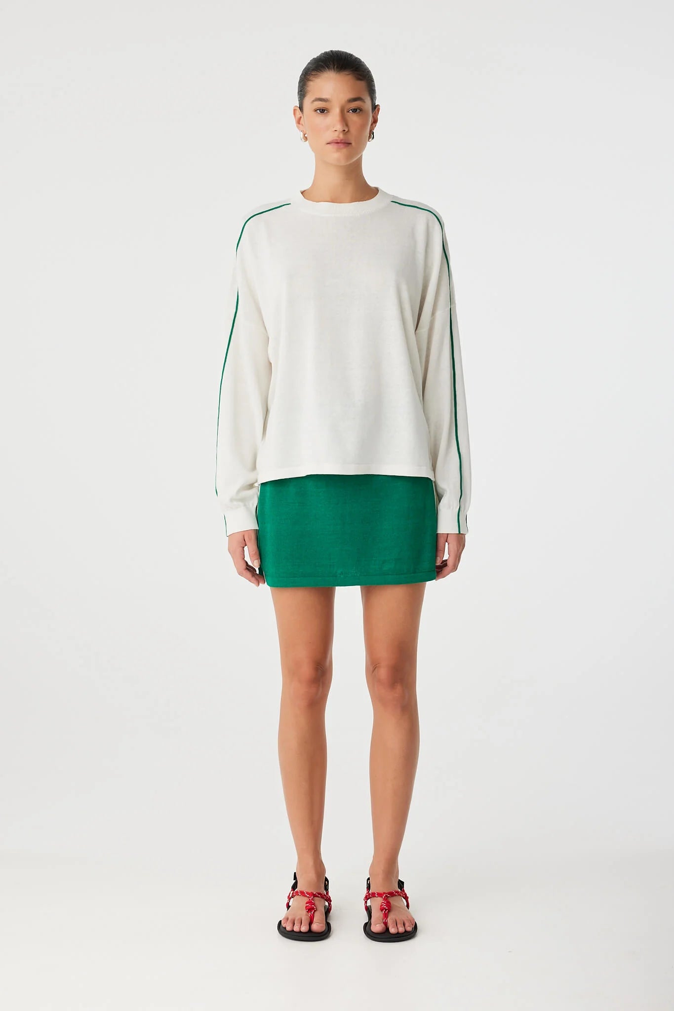 ARCAA Pippa mini skirt - Palm green