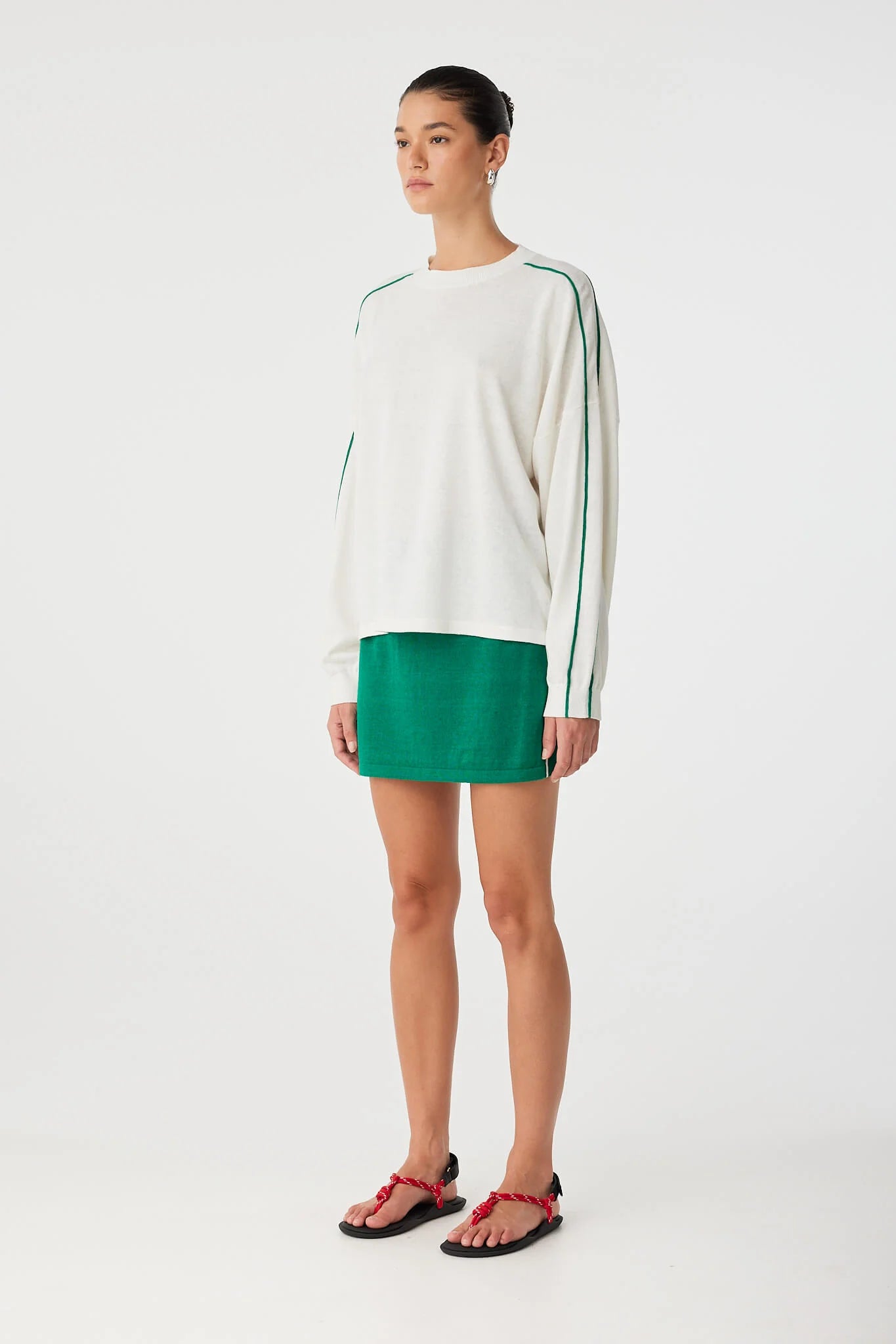 ARCAA Pippa mini skirt - Palm green
