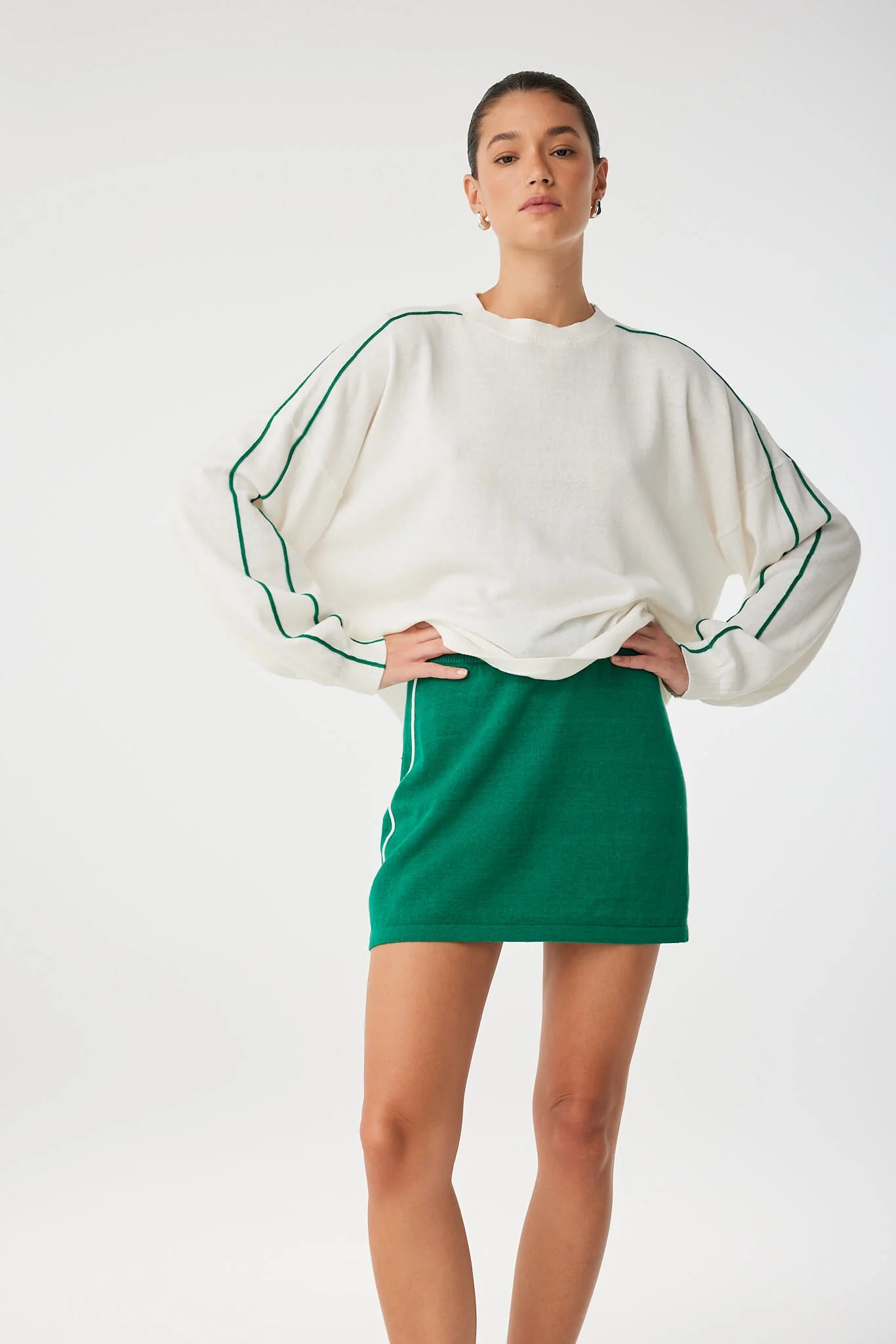 ARCAA Pippa mini skirt - Palm green