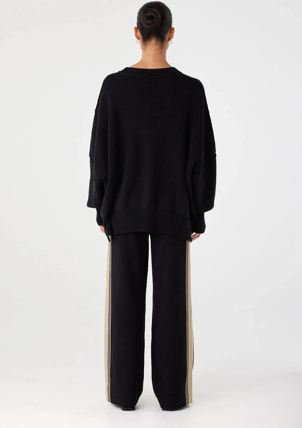 ARCAA Harper Organic Knit Sweater - Black