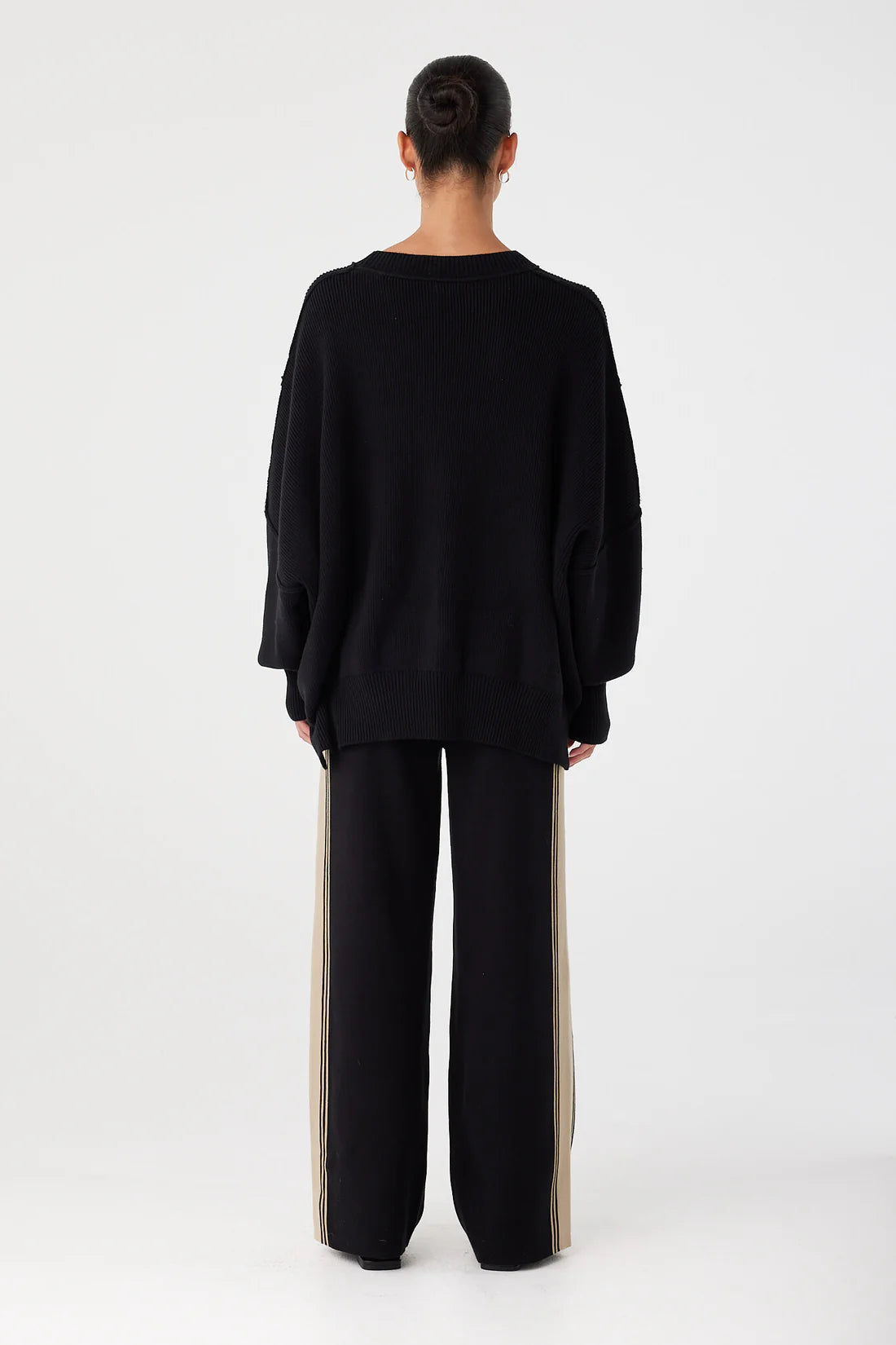 ARCAA Harper Organic Knit Sweater - Black