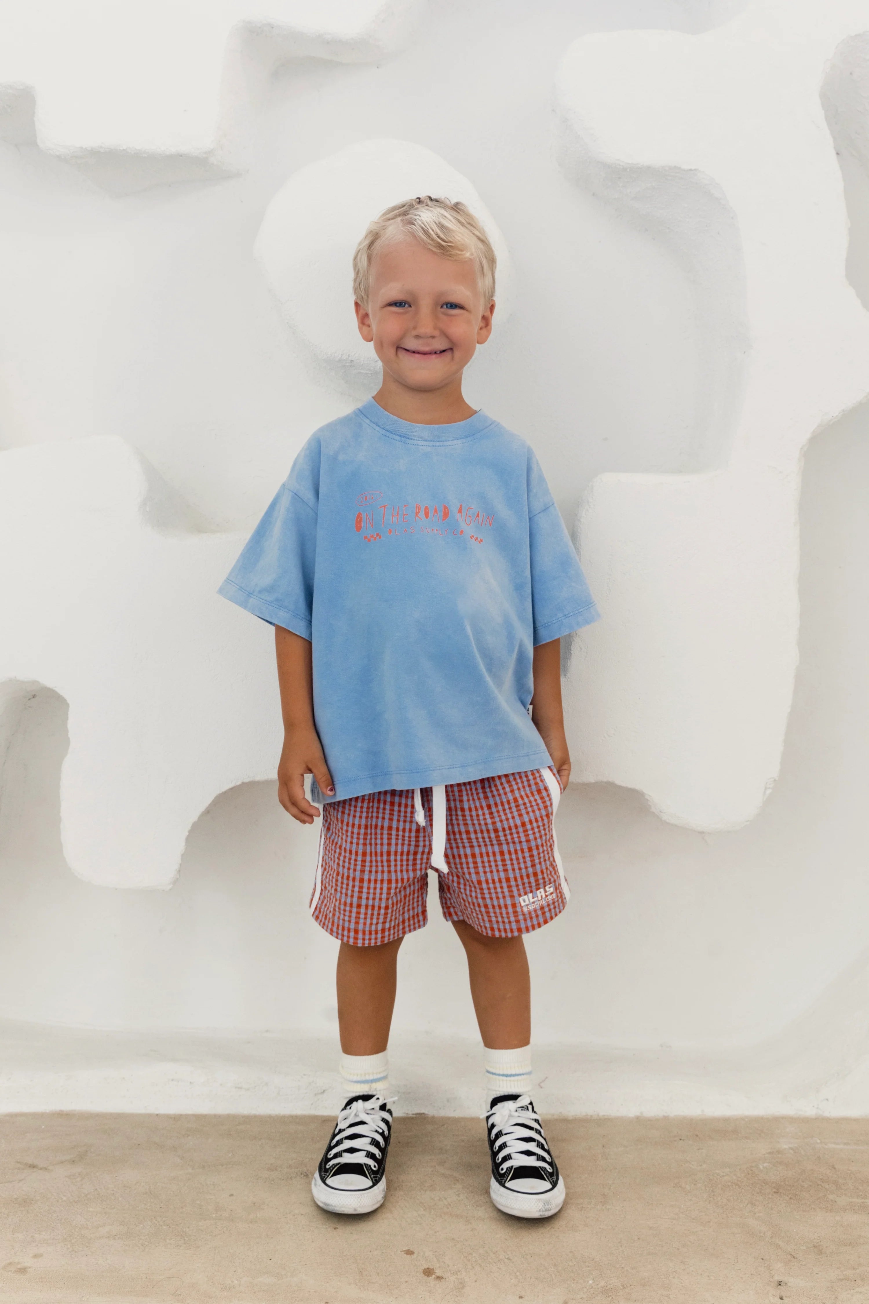 OLAS SUPPLY Traveller mini tee - Blue