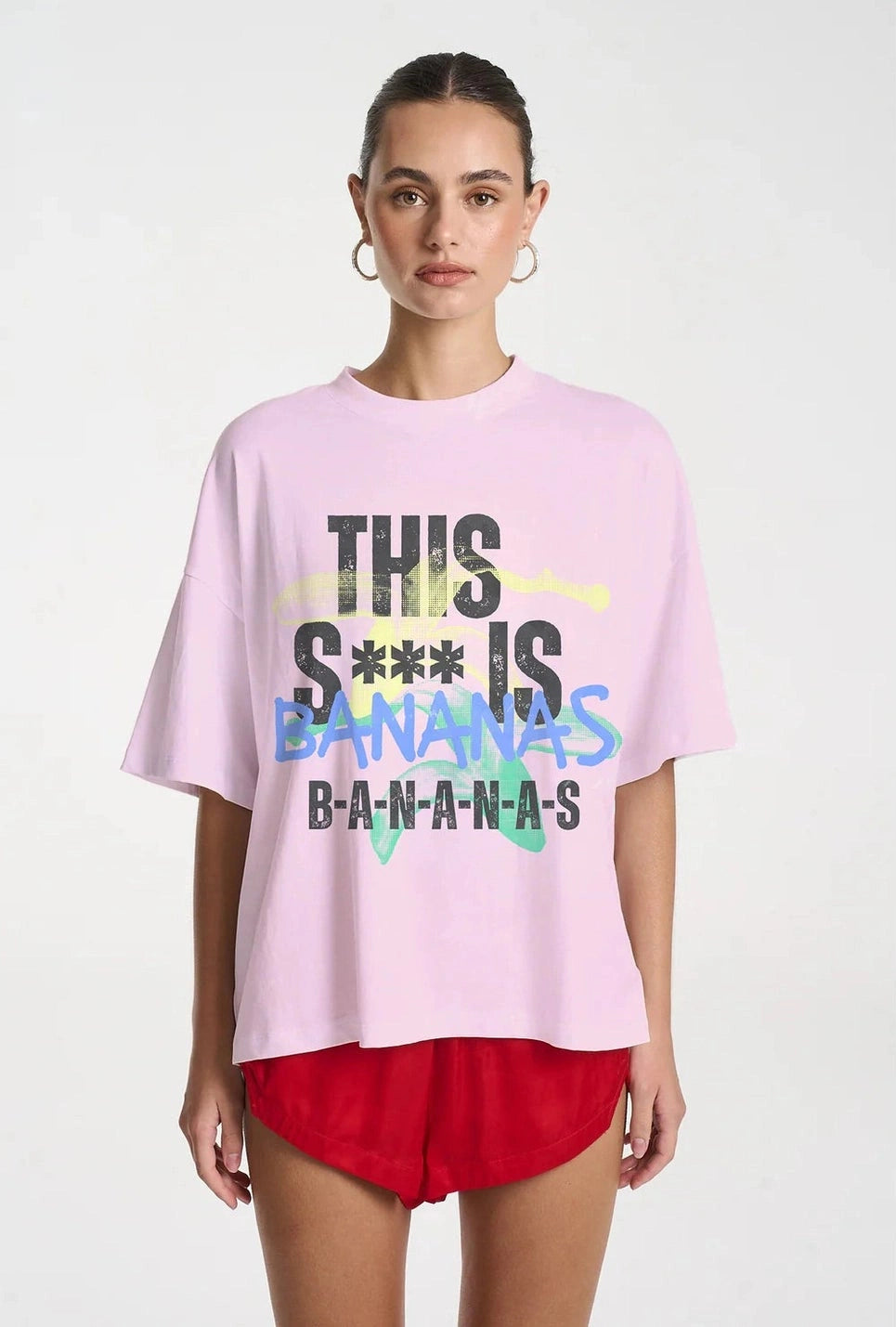 SUMMI SUMMI Bananas os tee - Pink