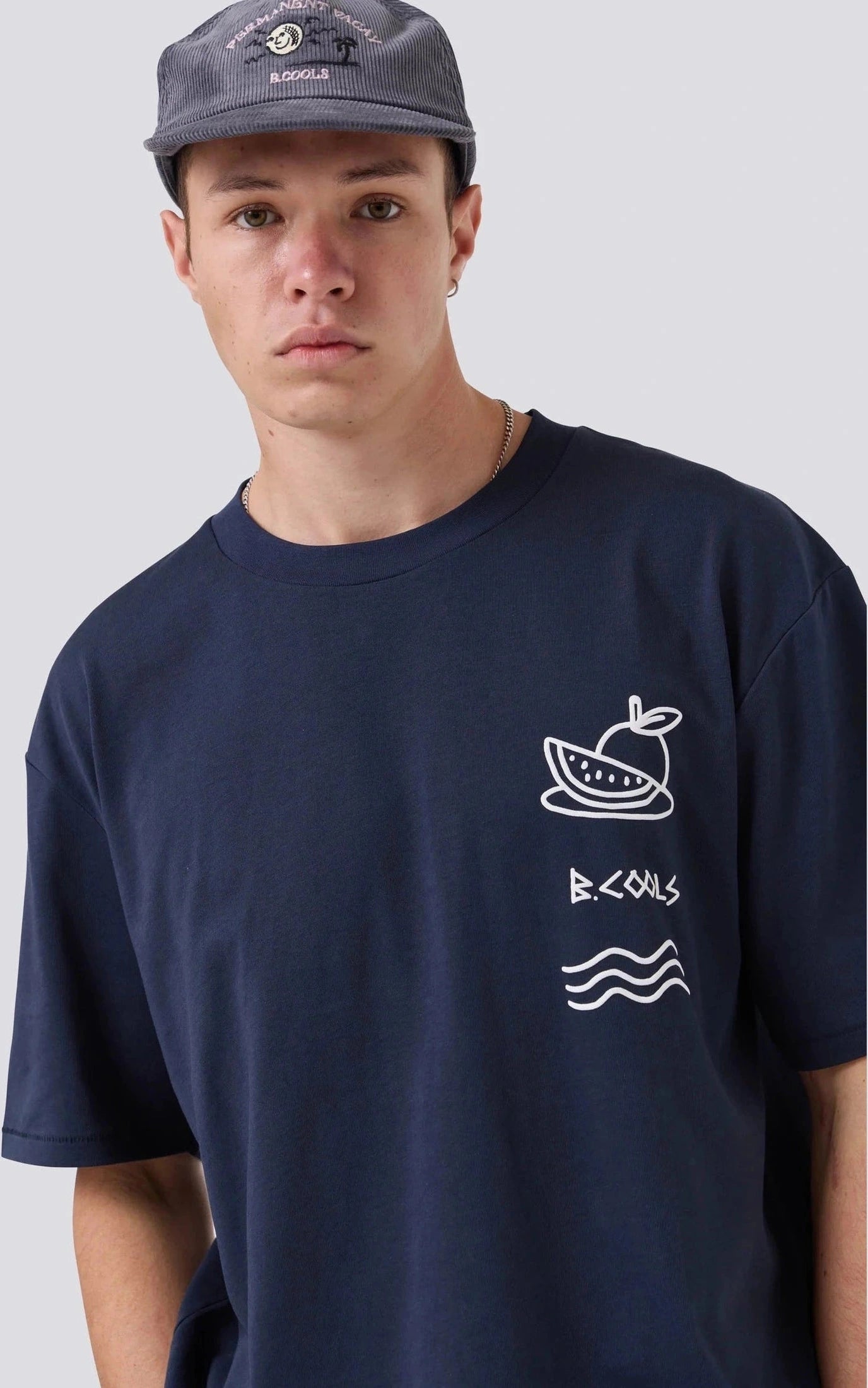 BARNEY COOLS Greco tee - Slate