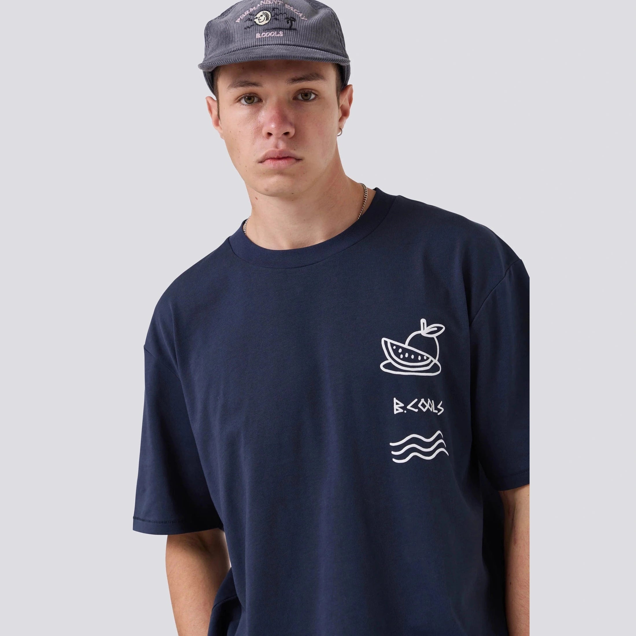 BARNEY COOLS Greco tee - Slate