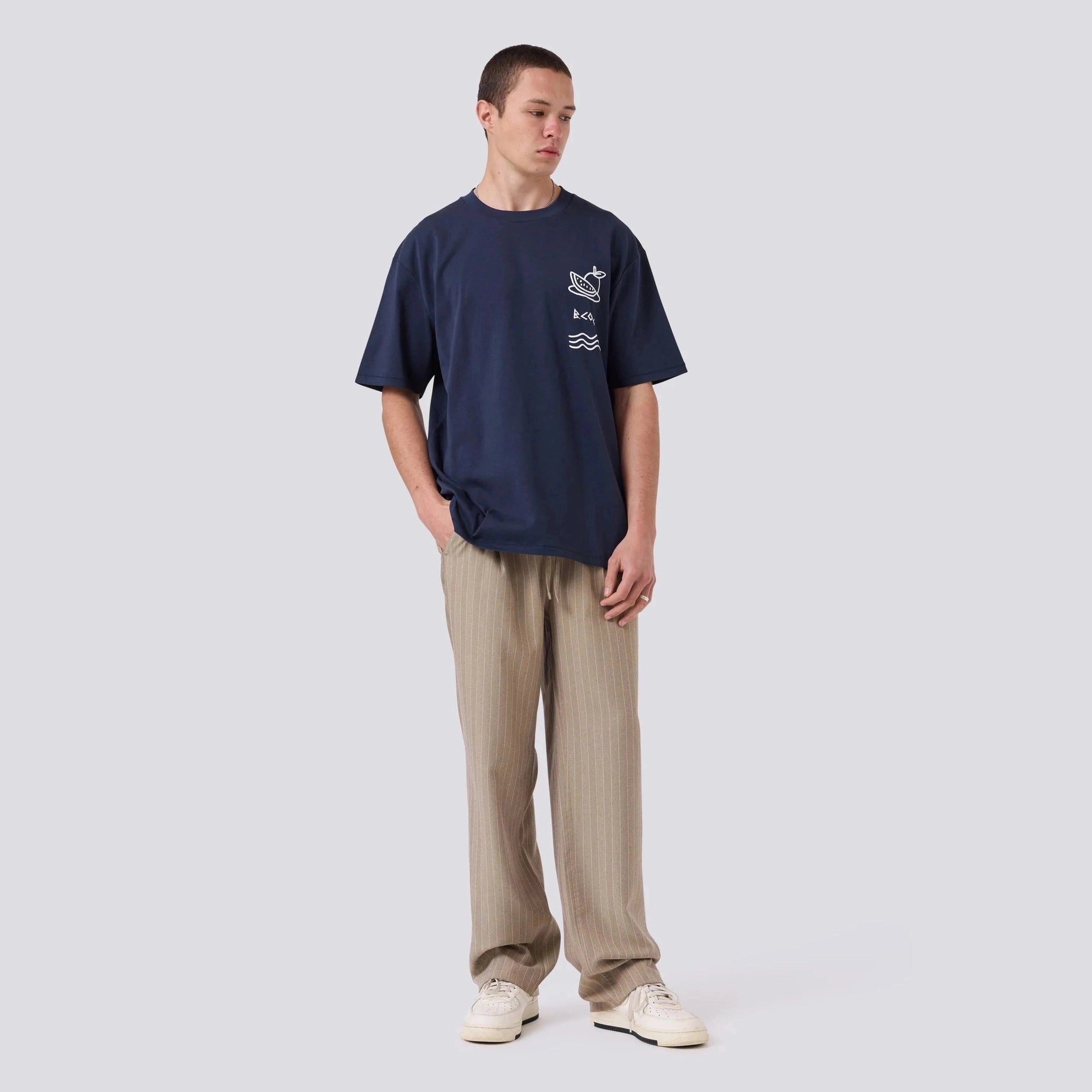 BARNEY COOLS Greco tee - Slate
