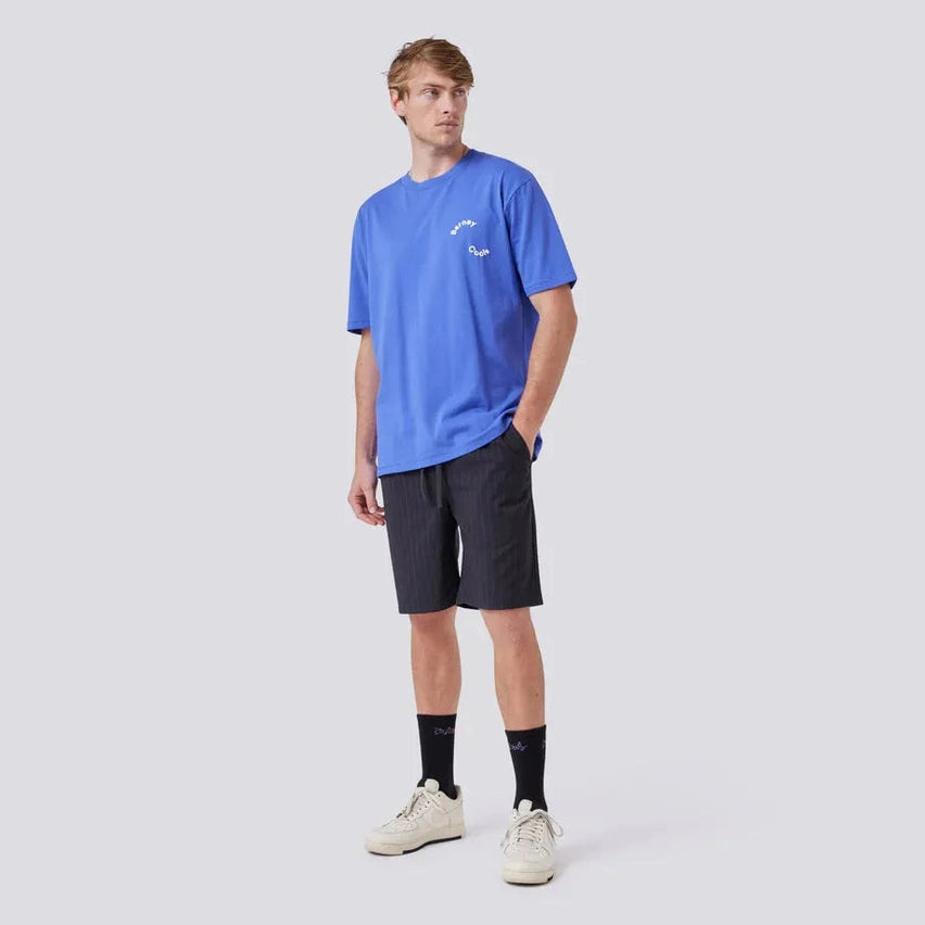 Barney cools Path Tee Cyber Blue