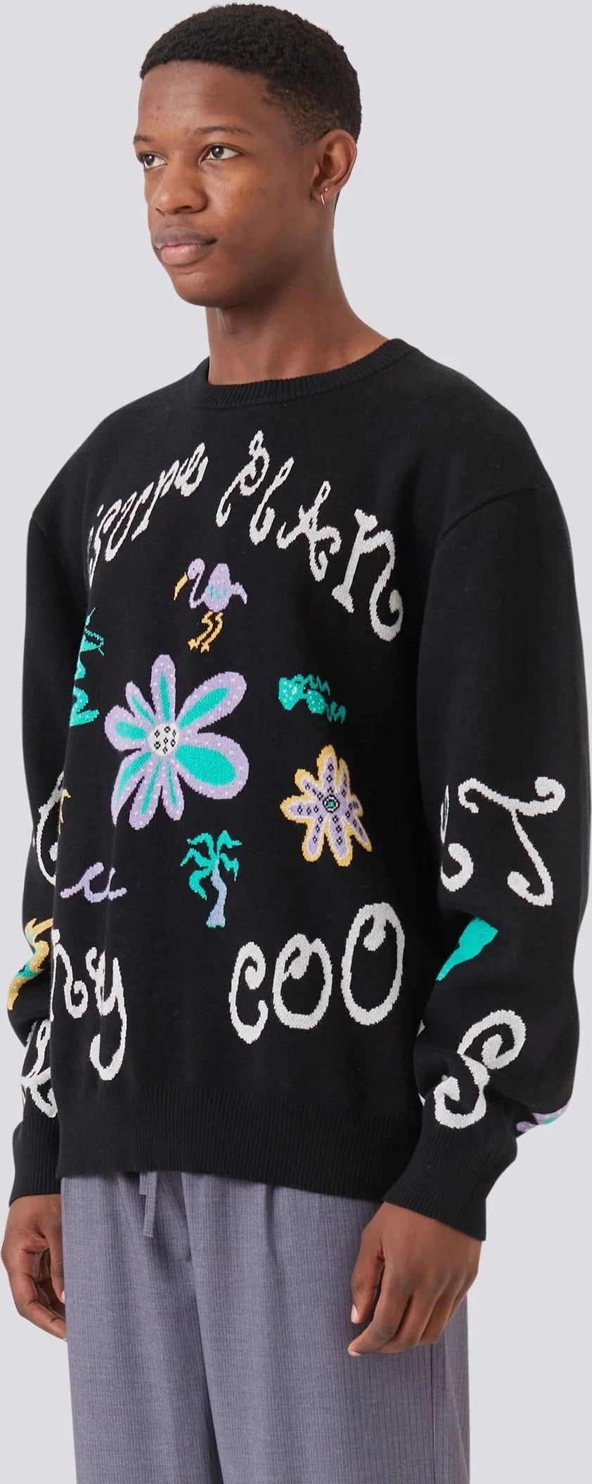 BARNEY COOLS Planet knit - Black