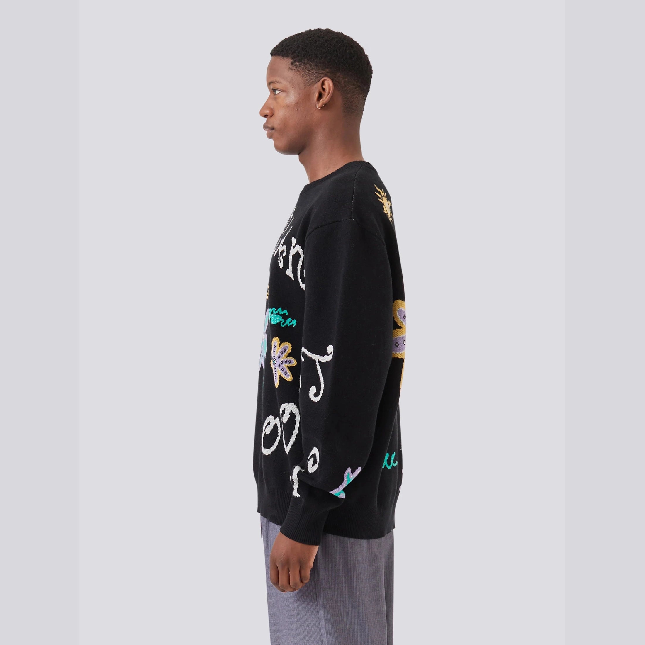 BARNEY COOLS Planet knit - Black