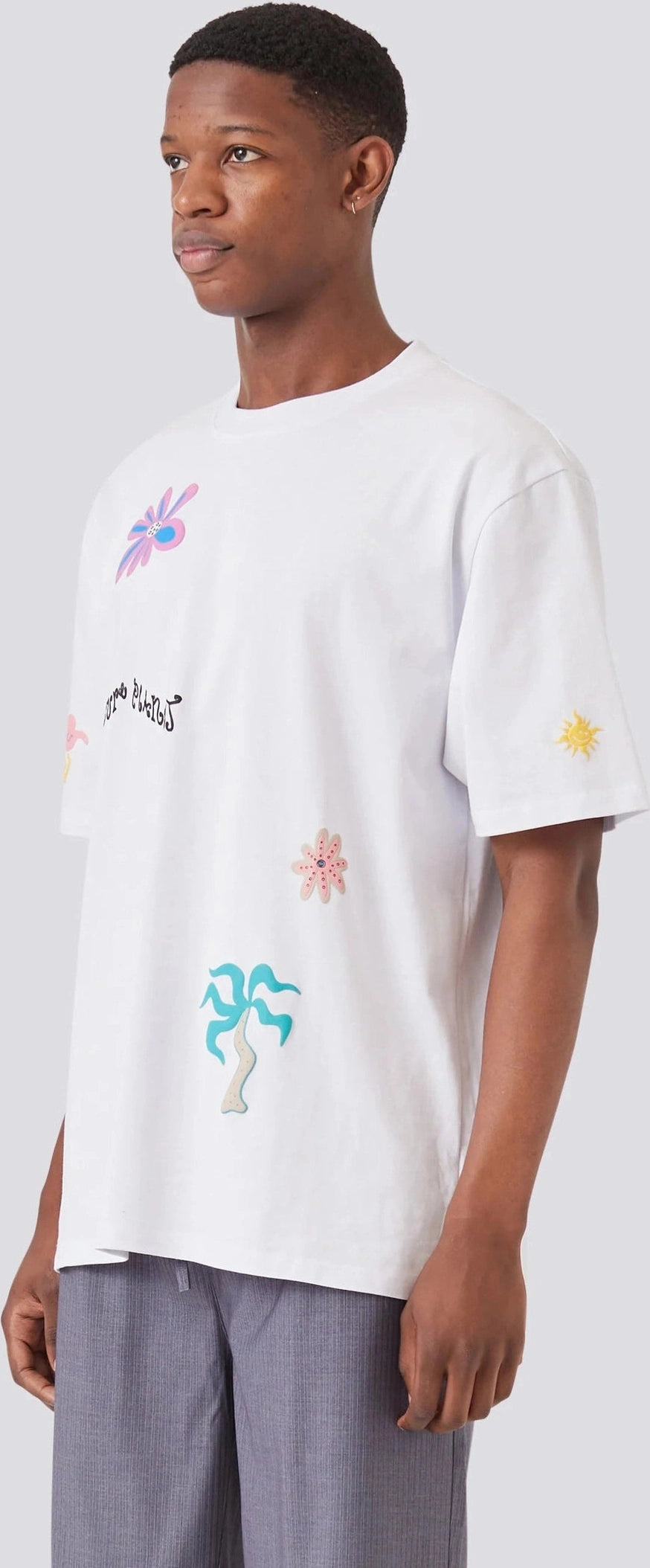 BARNEY COOLS Planet tee - White
