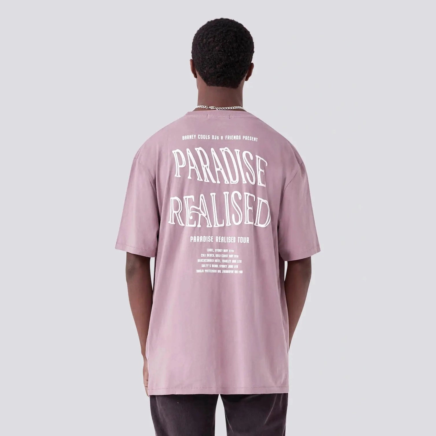 Barney Cools Realised Tee - Dusty Lilac
