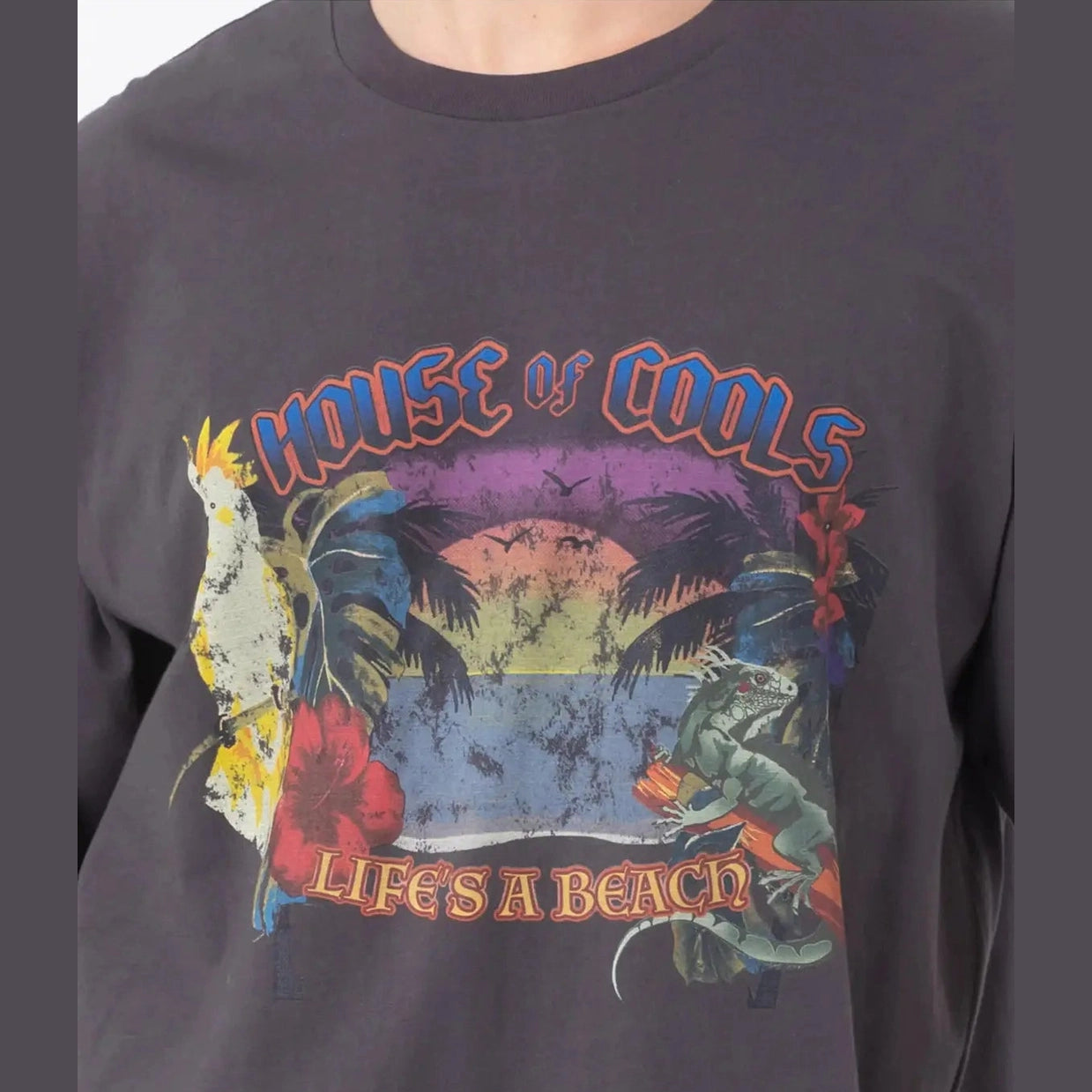 Barney cools bermuda homie tee pigment black