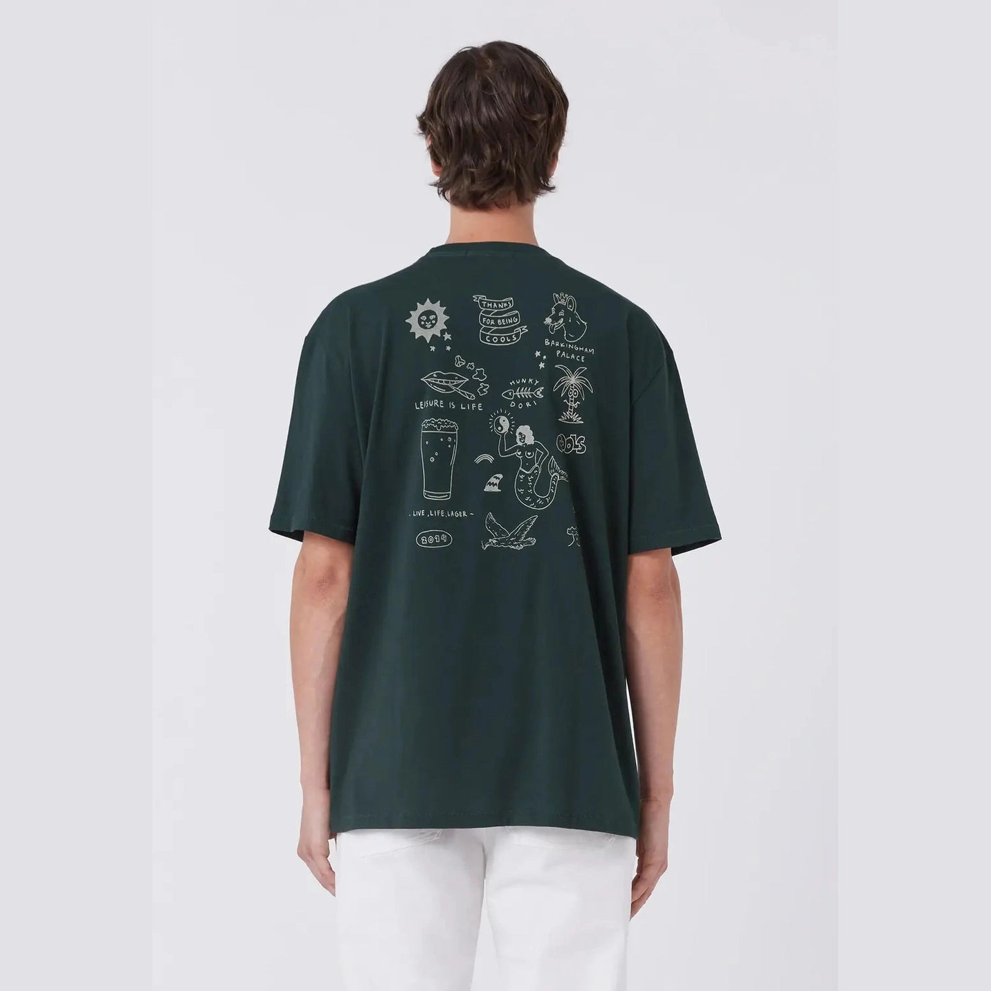 Barney cools leisure life homie tee forest