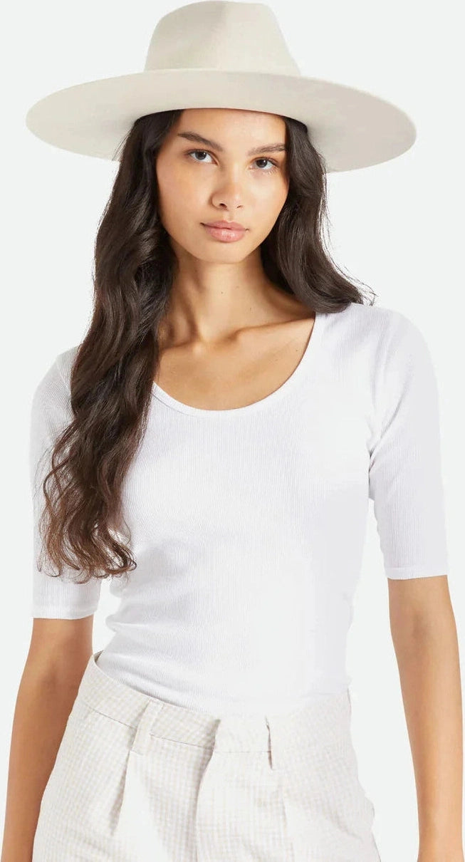 Brixton leigh felt fedora dove