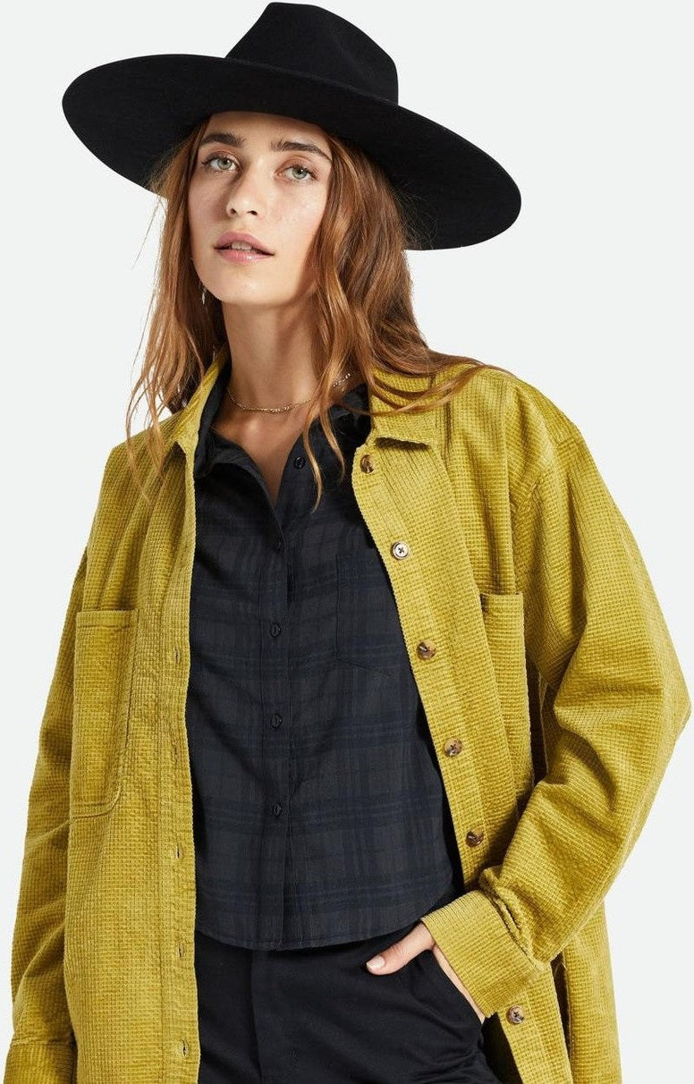 Brixton primrose felt fedora black