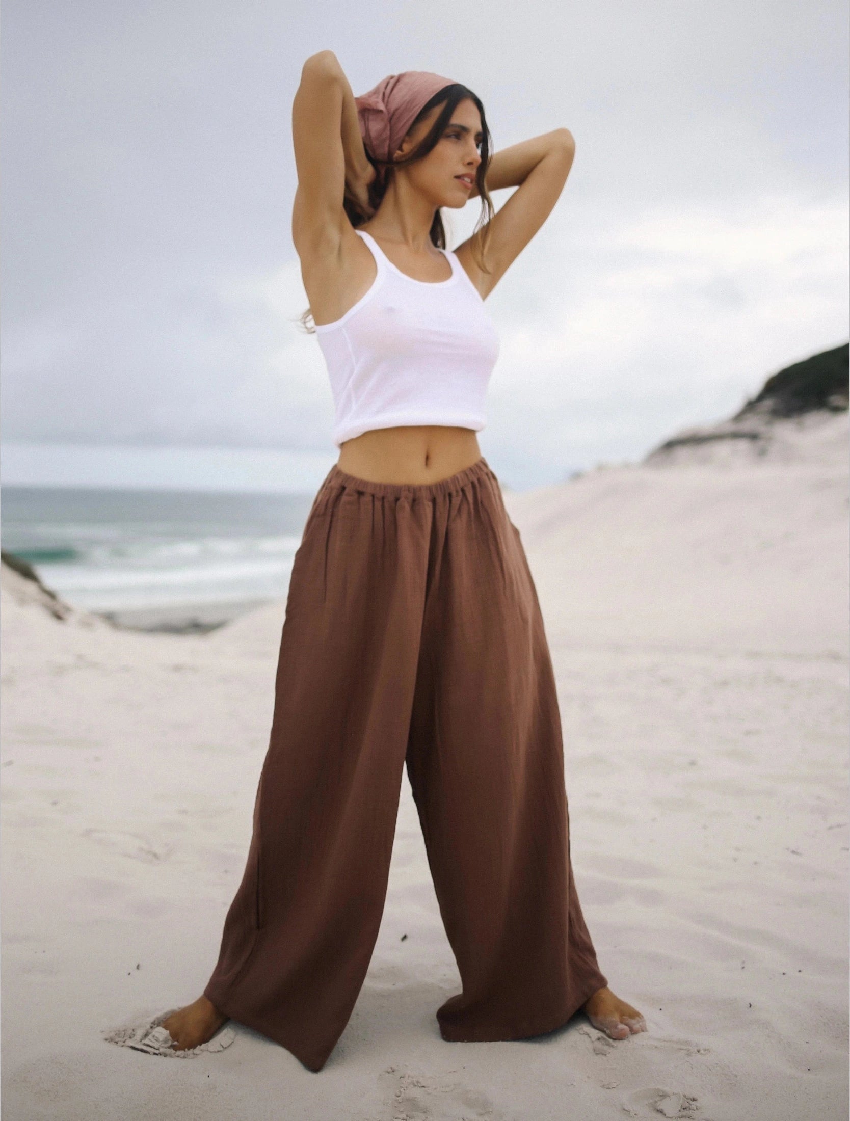 THE BARE ROAD Ivy Pant - Chocolate