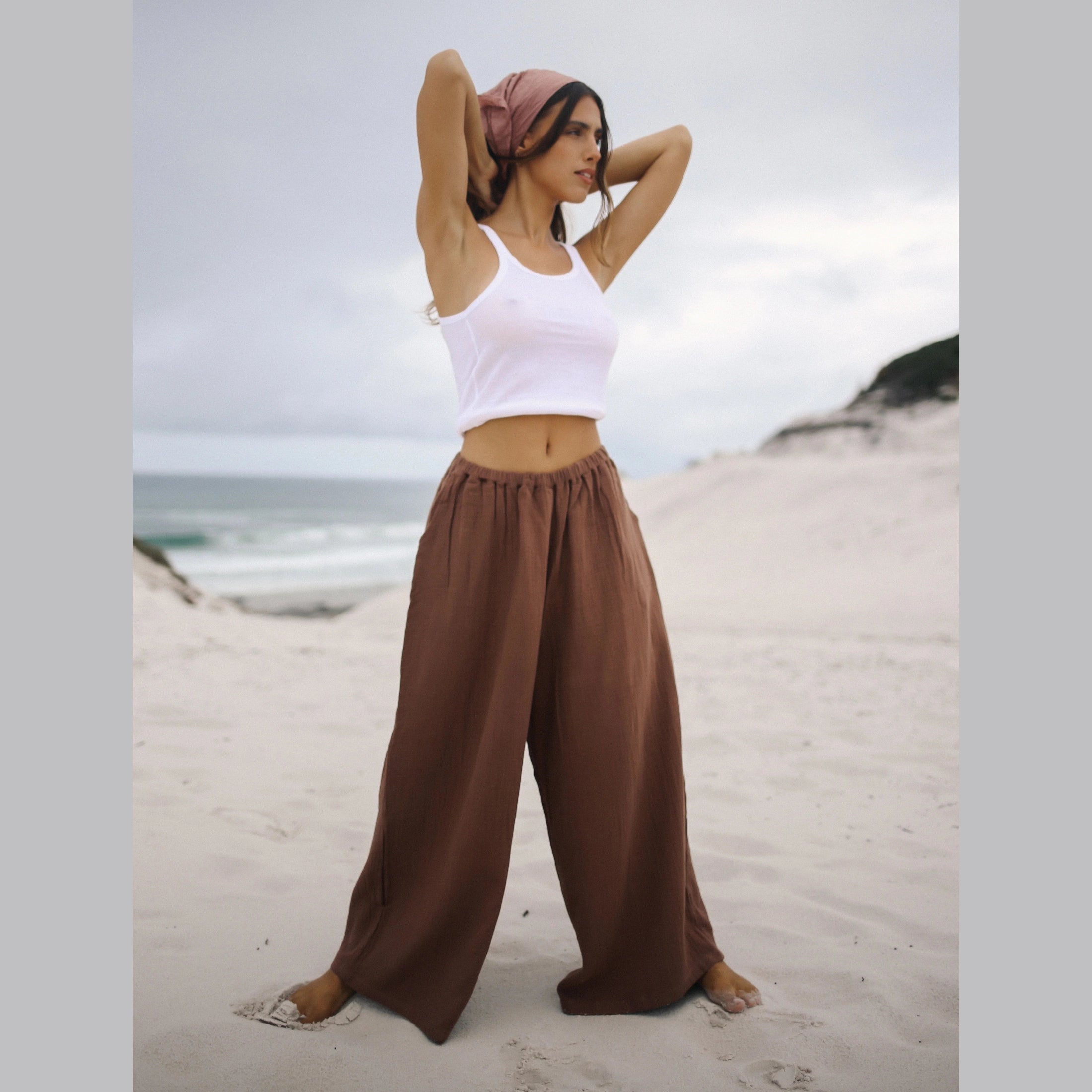 THE BARE ROAD Ivy Pant - Chocolate