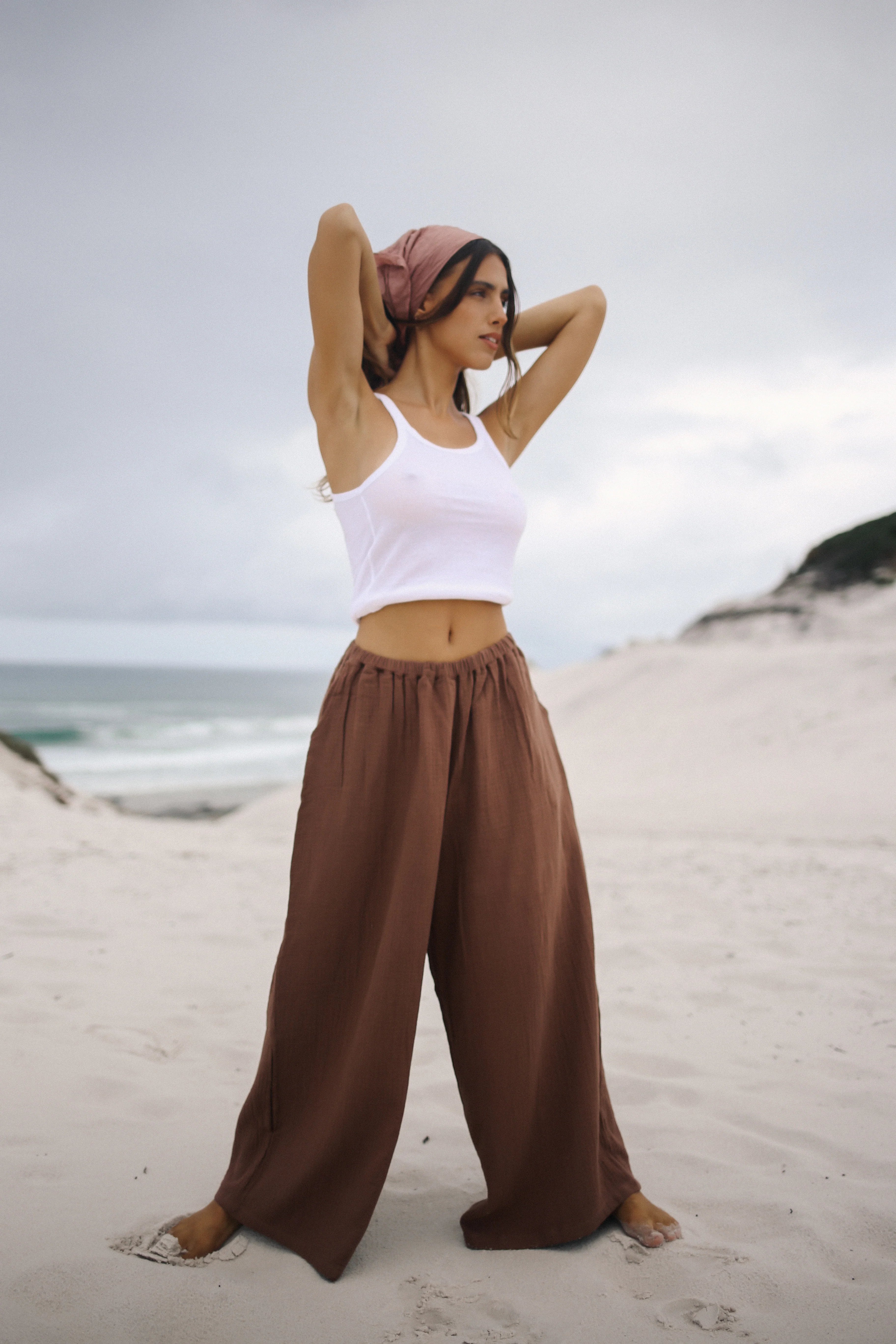 THE BARE ROAD Ivy Pant - Chocolate