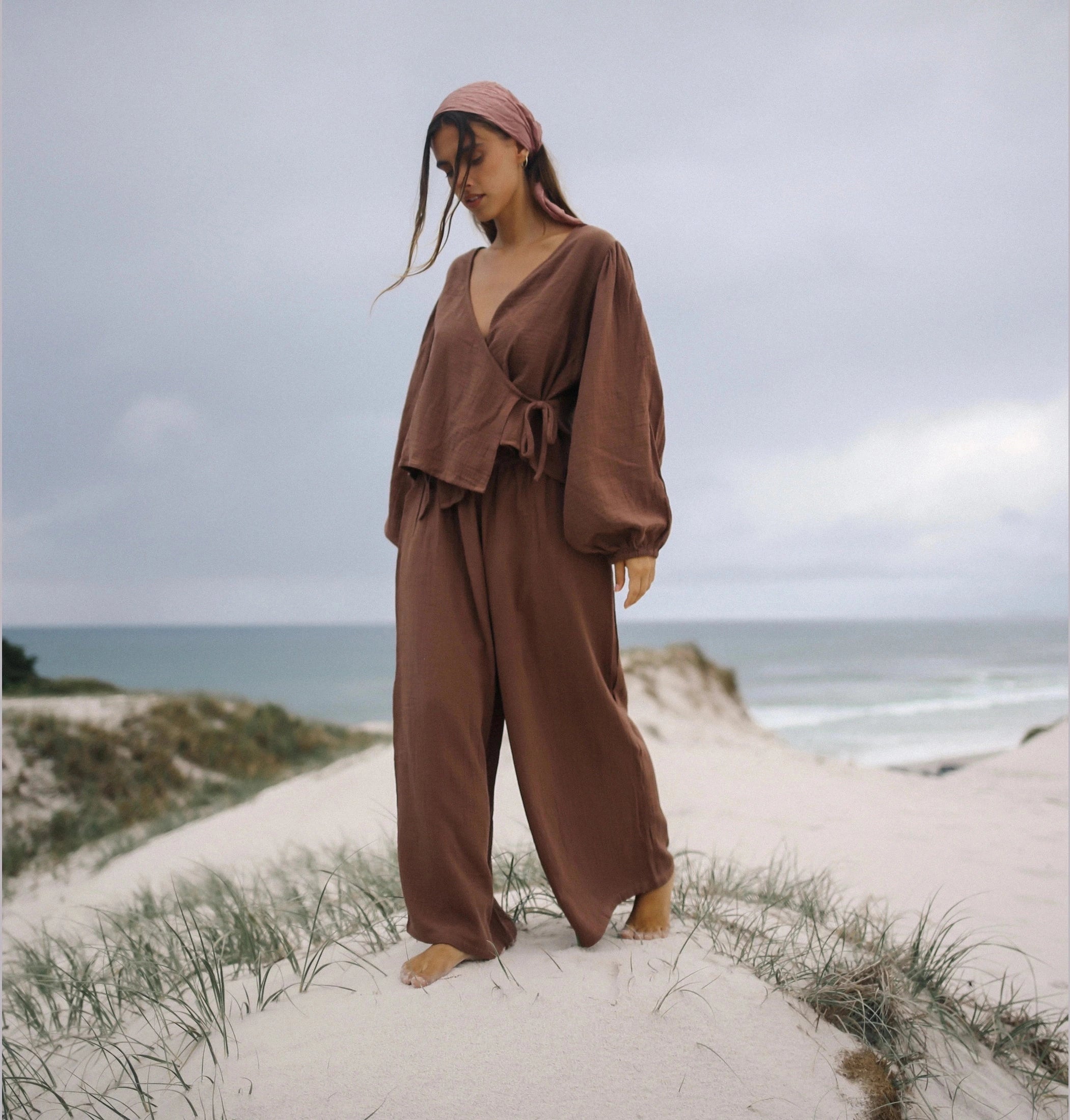 THE BARE ROAD Ivy Pant - Chocolate