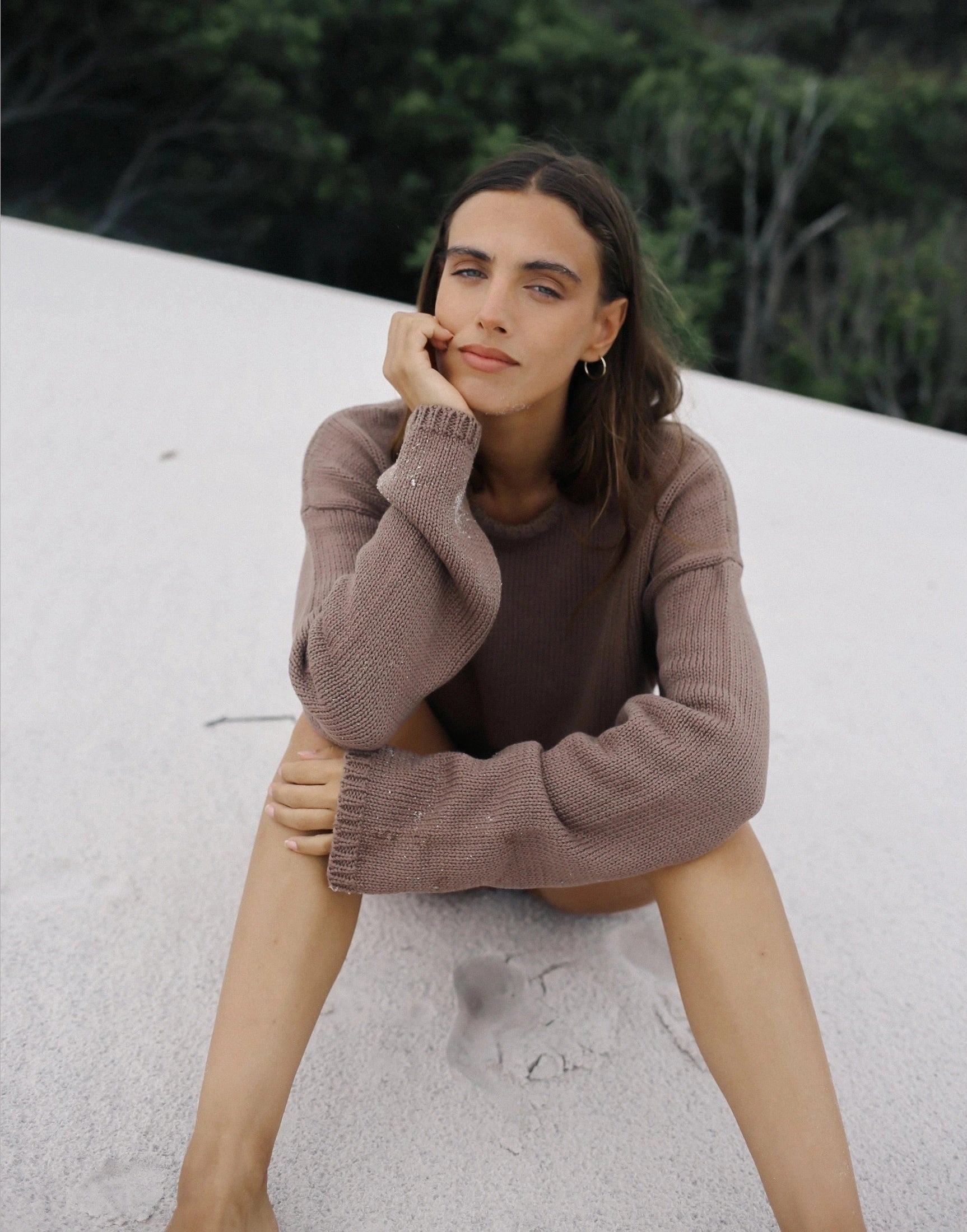 THE BARE ROAD Lucia Knit Jumper - Mocha