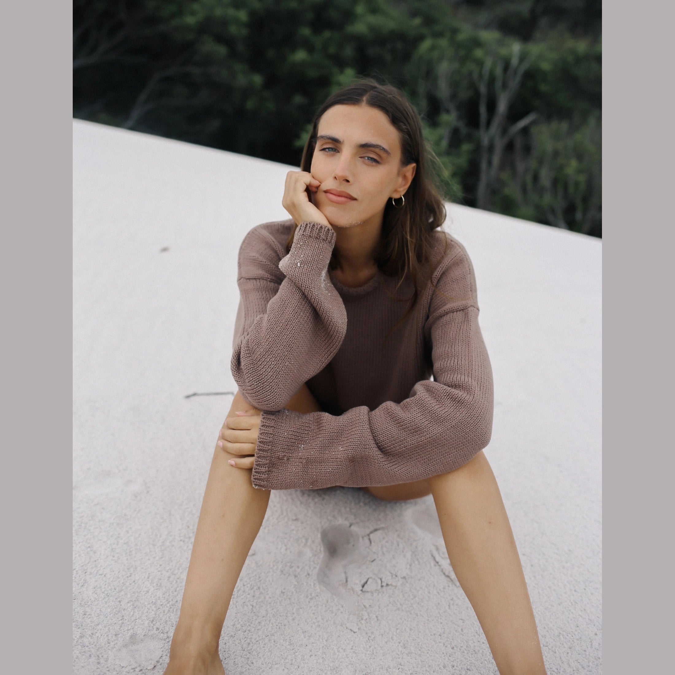 THE BARE ROAD Lucia Knit Jumper - Mocha