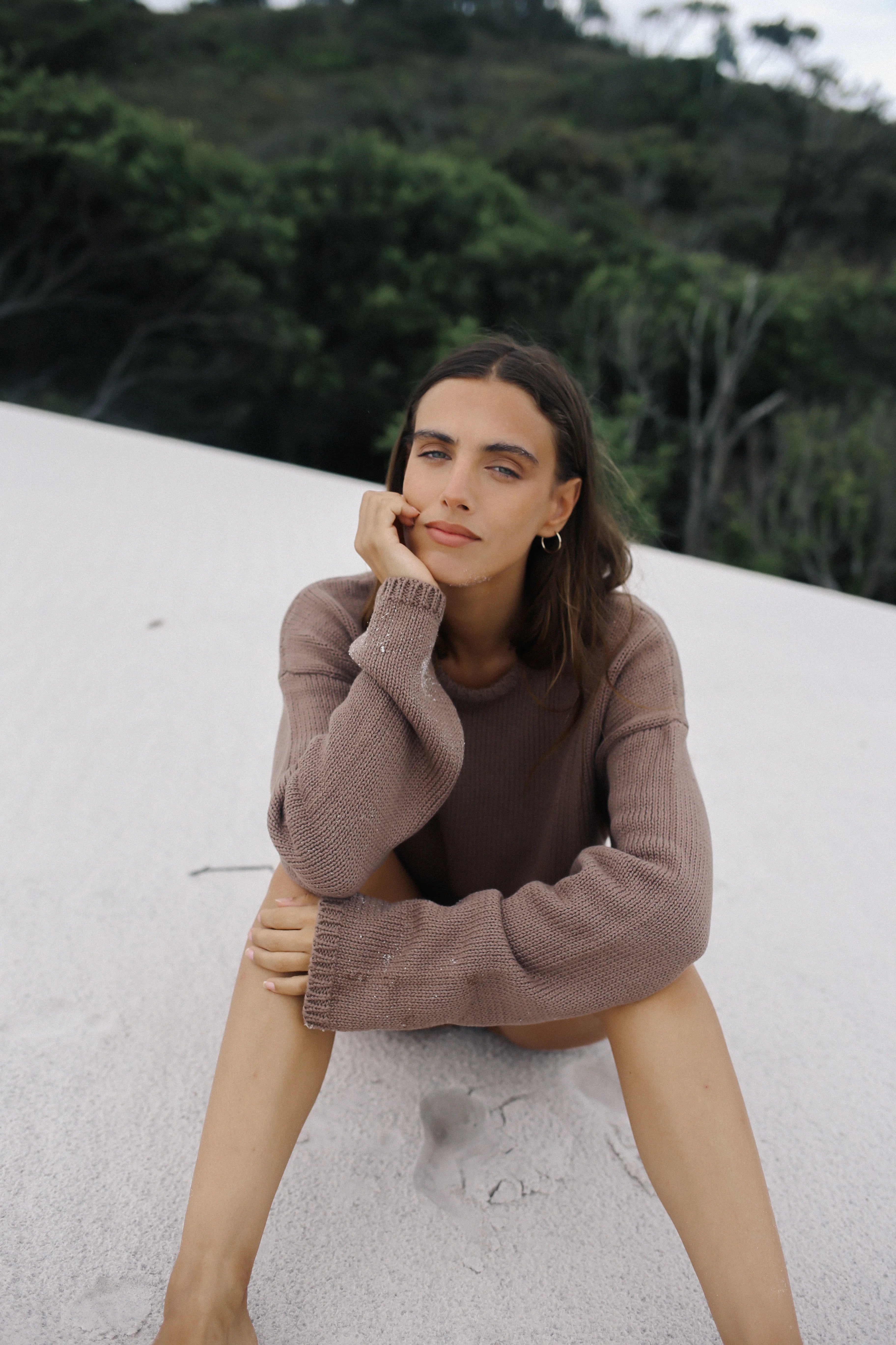 THE BARE ROAD Lucia Knit Jumper - Mocha