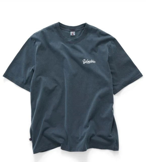sDOUBLE - WORKSHOP TEE - Overdye Navy