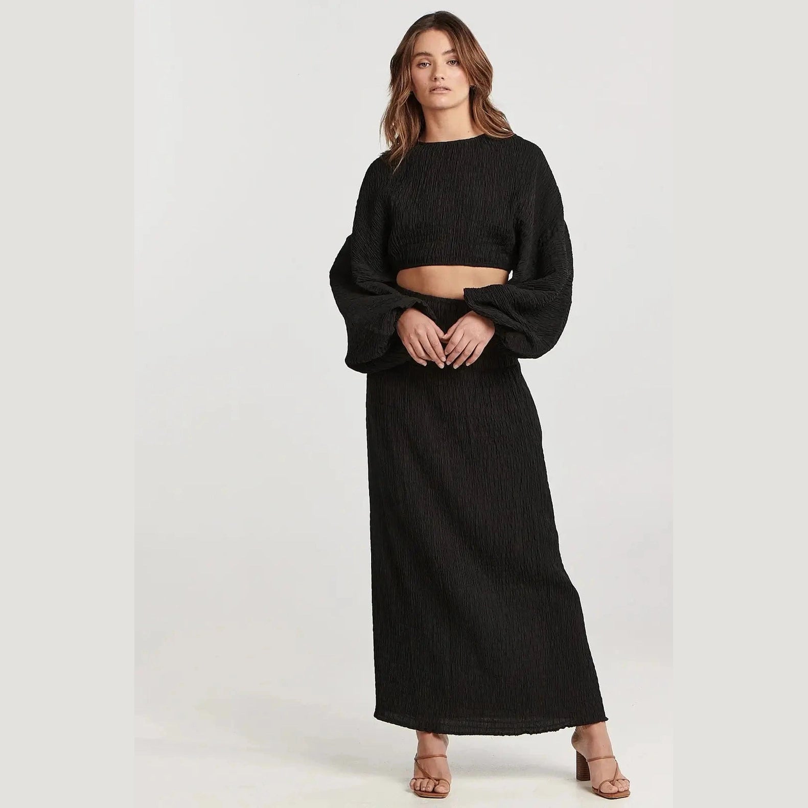Charlie holiday aria top - black